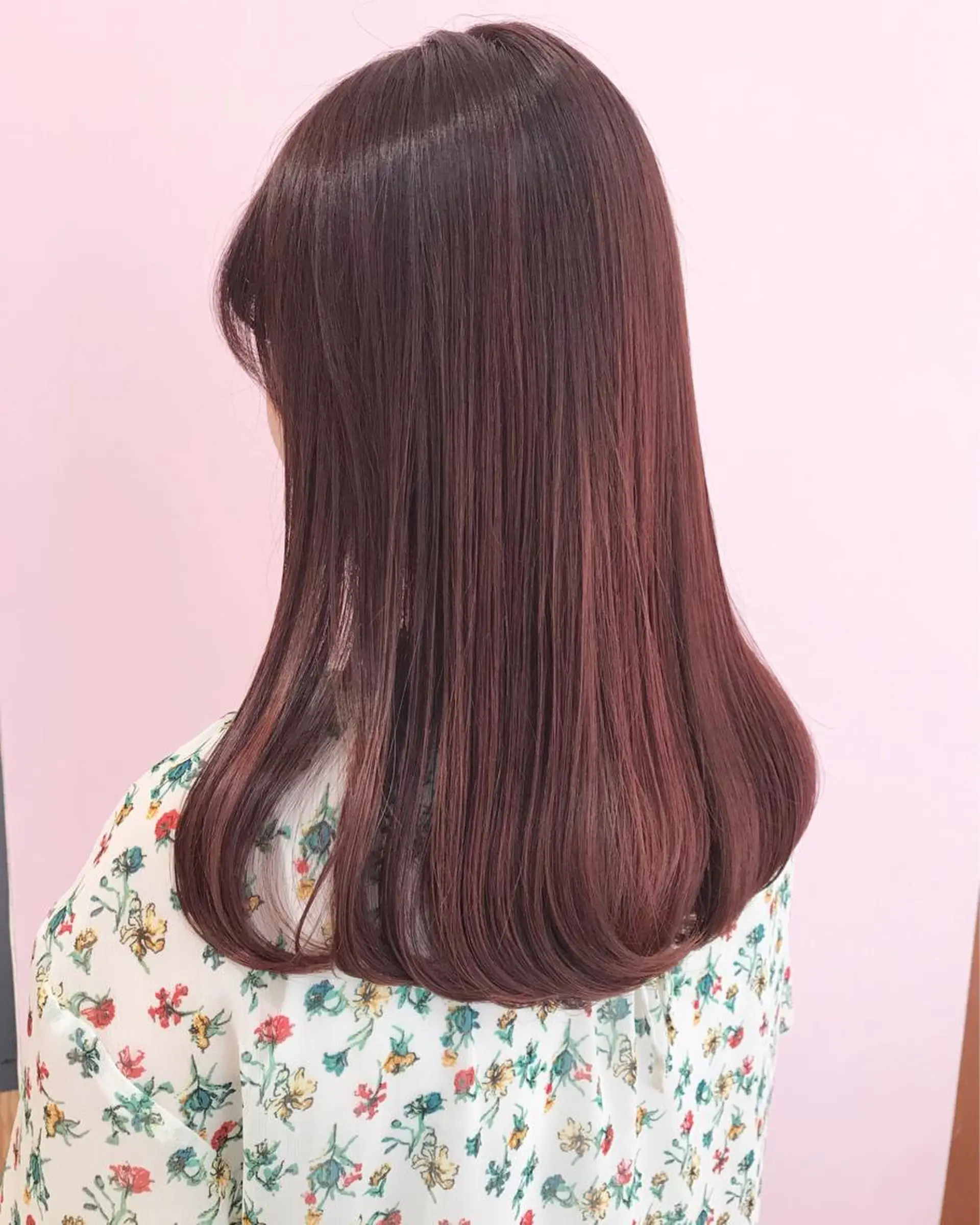 ミディアム 💎馴染むエクステ× 縮毛矯正TOMO💎のヘアスタイル