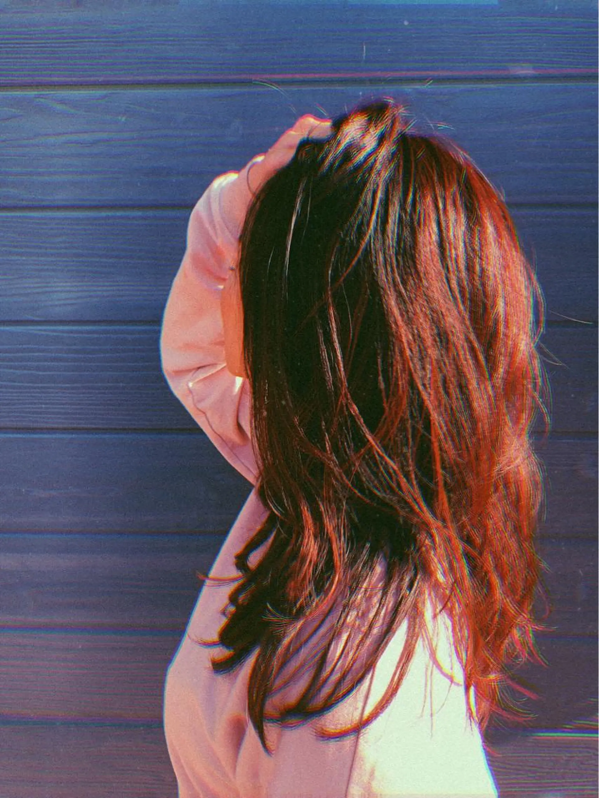 セミロング カラー 島岡 駿のヘアスタイル