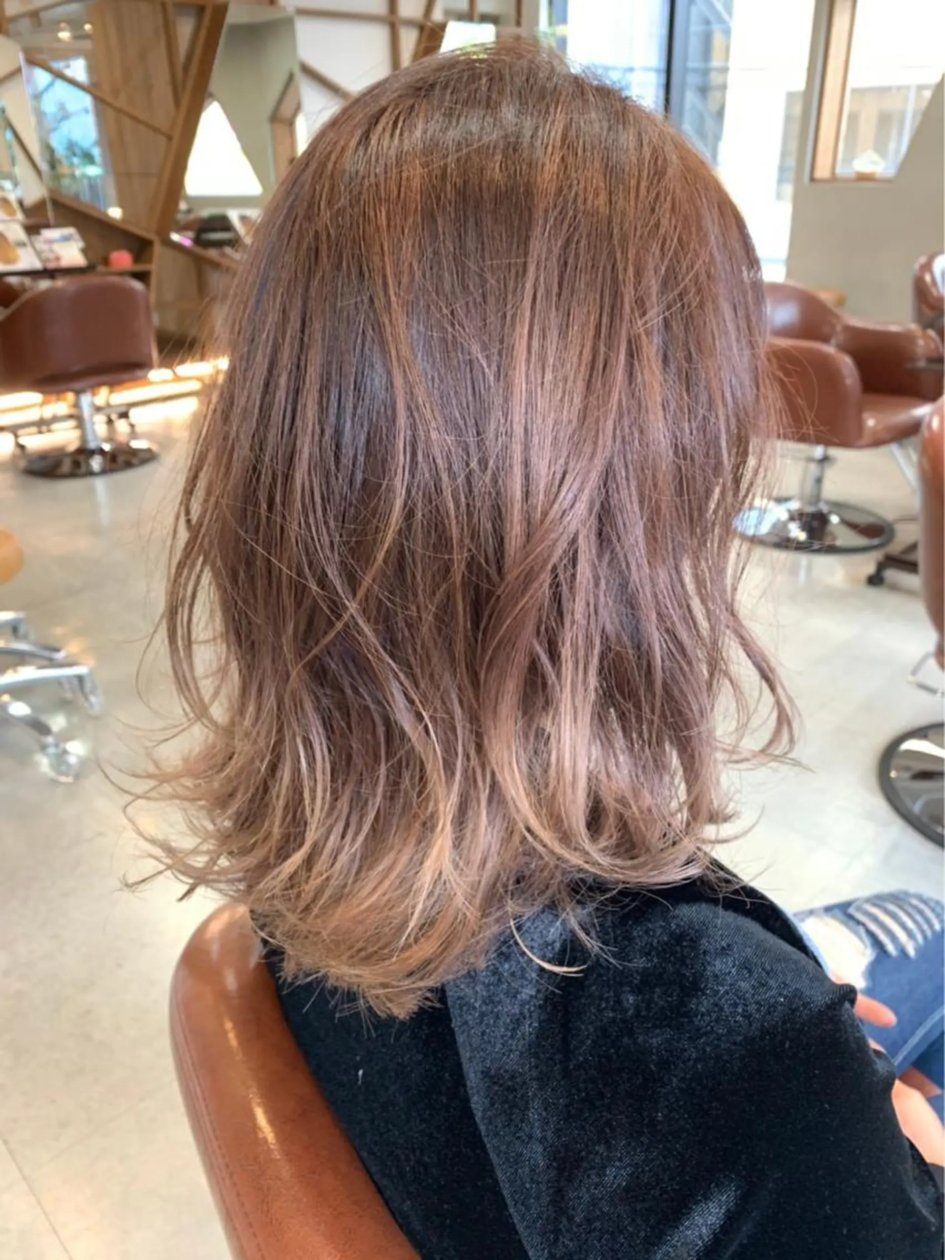 ミディアム 田中 鉄雄のヘアスタイル