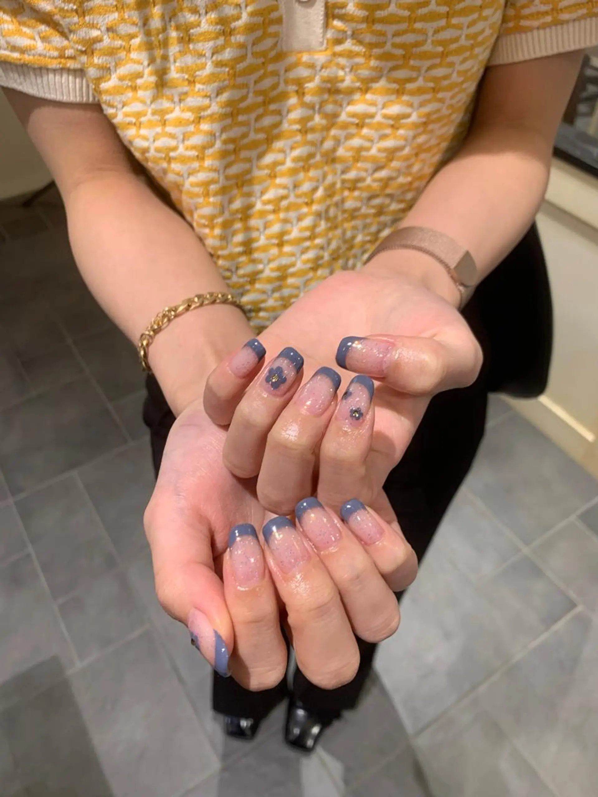 ネイル フレンチネイル Imyme mine Rioのネイルデザイン