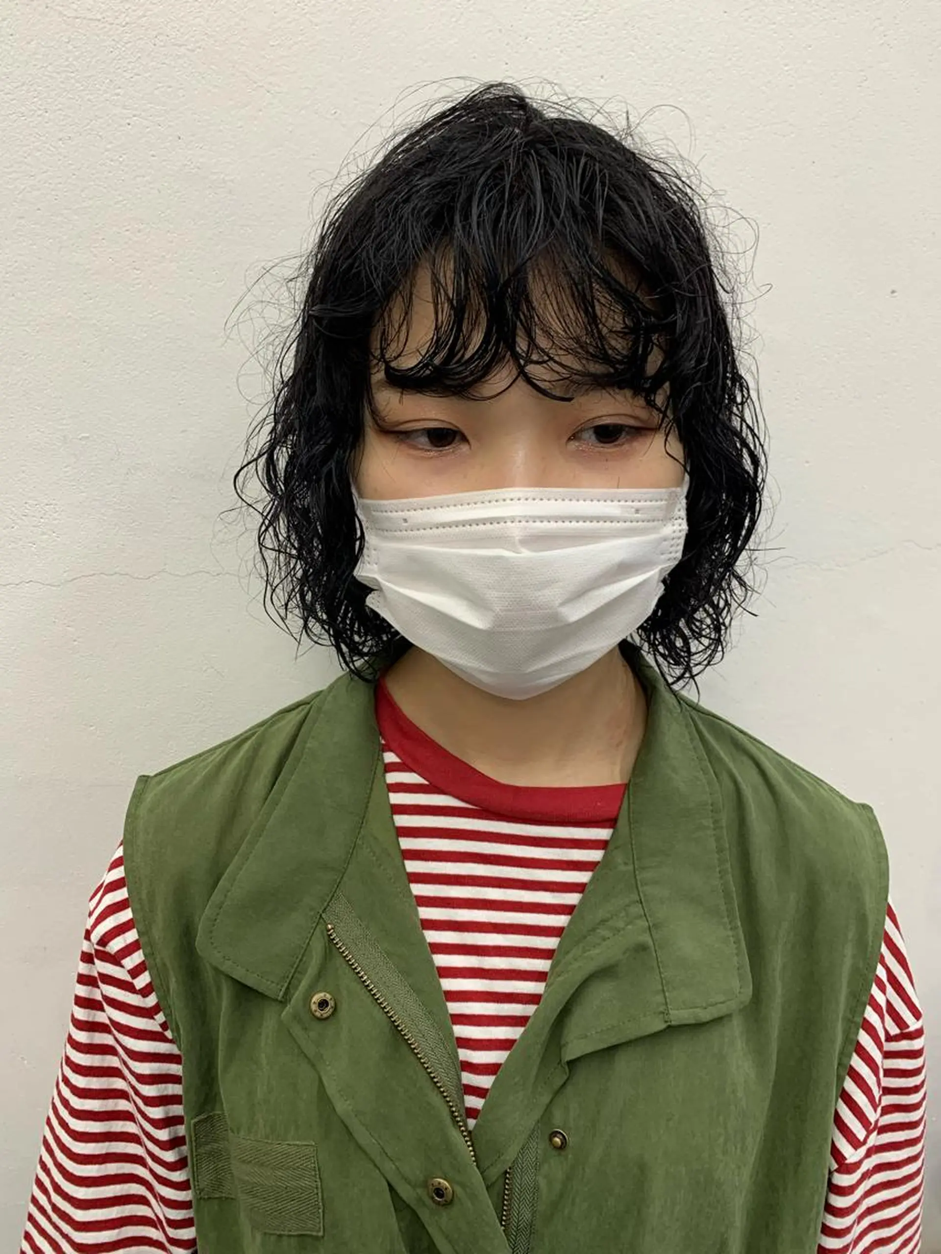 ミディアム カラー パーマ カット ヘアカラー パーマ トリートメント レイヤーカット/艶髪 ✨💭KIRARIのヘアスタイル