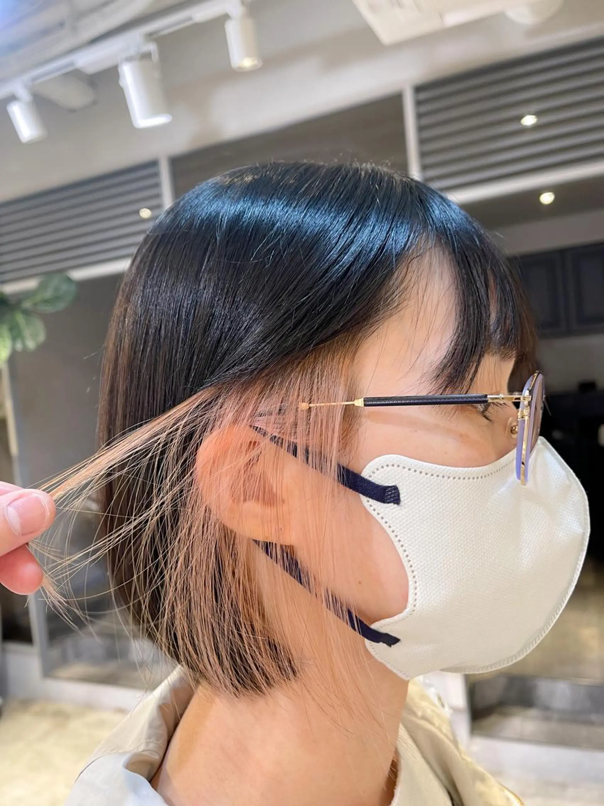 ミディアム カット ヘアカラー トリートメント 川本 裕🌿のヘアスタイル