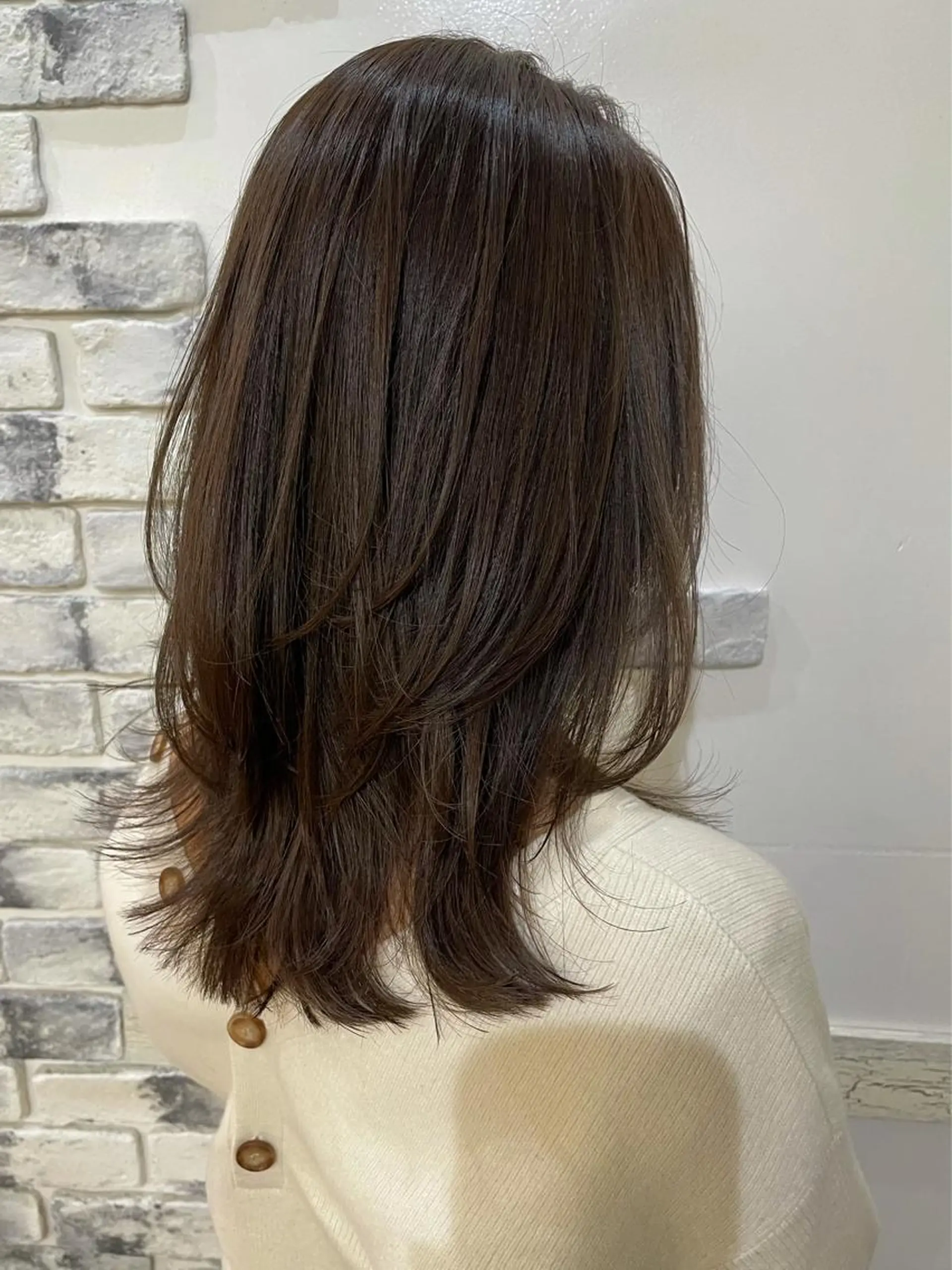 カラー ベージュカラー ヘアカラー トリートメント 後藤 陽花子のヘアスタイル