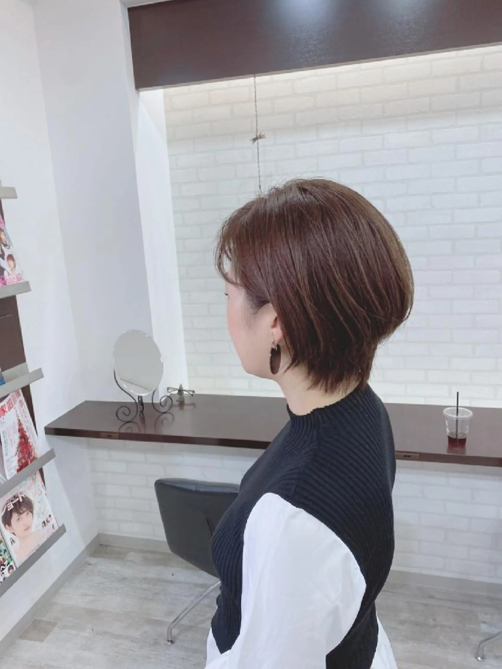 ショート ツヤ髪ケアカラー✨ 中谷良成のヘアスタイル