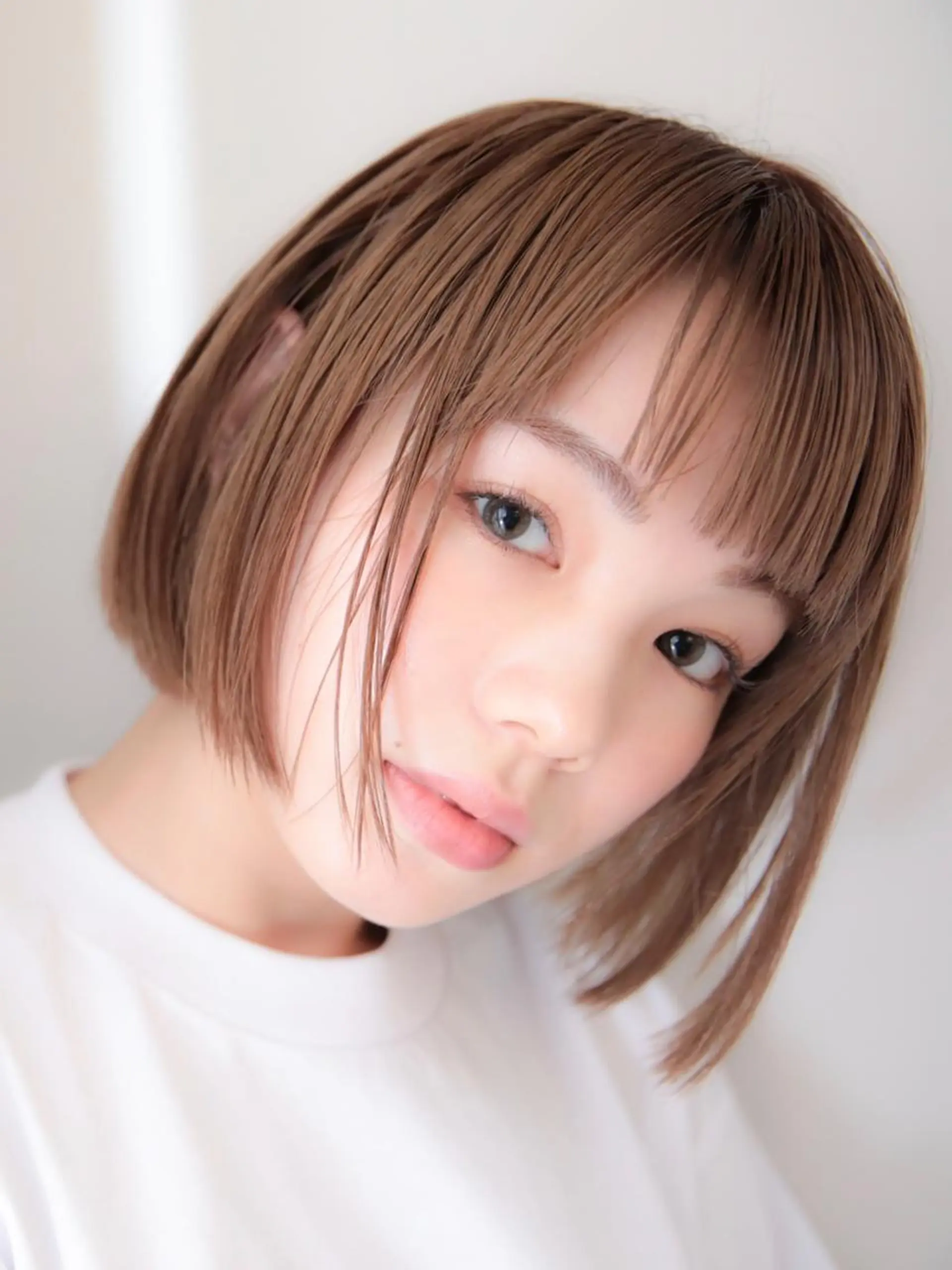 ショート カラー レイヤーカット✂️ 横浜No1♡下鳥翔子のヘアスタイル
