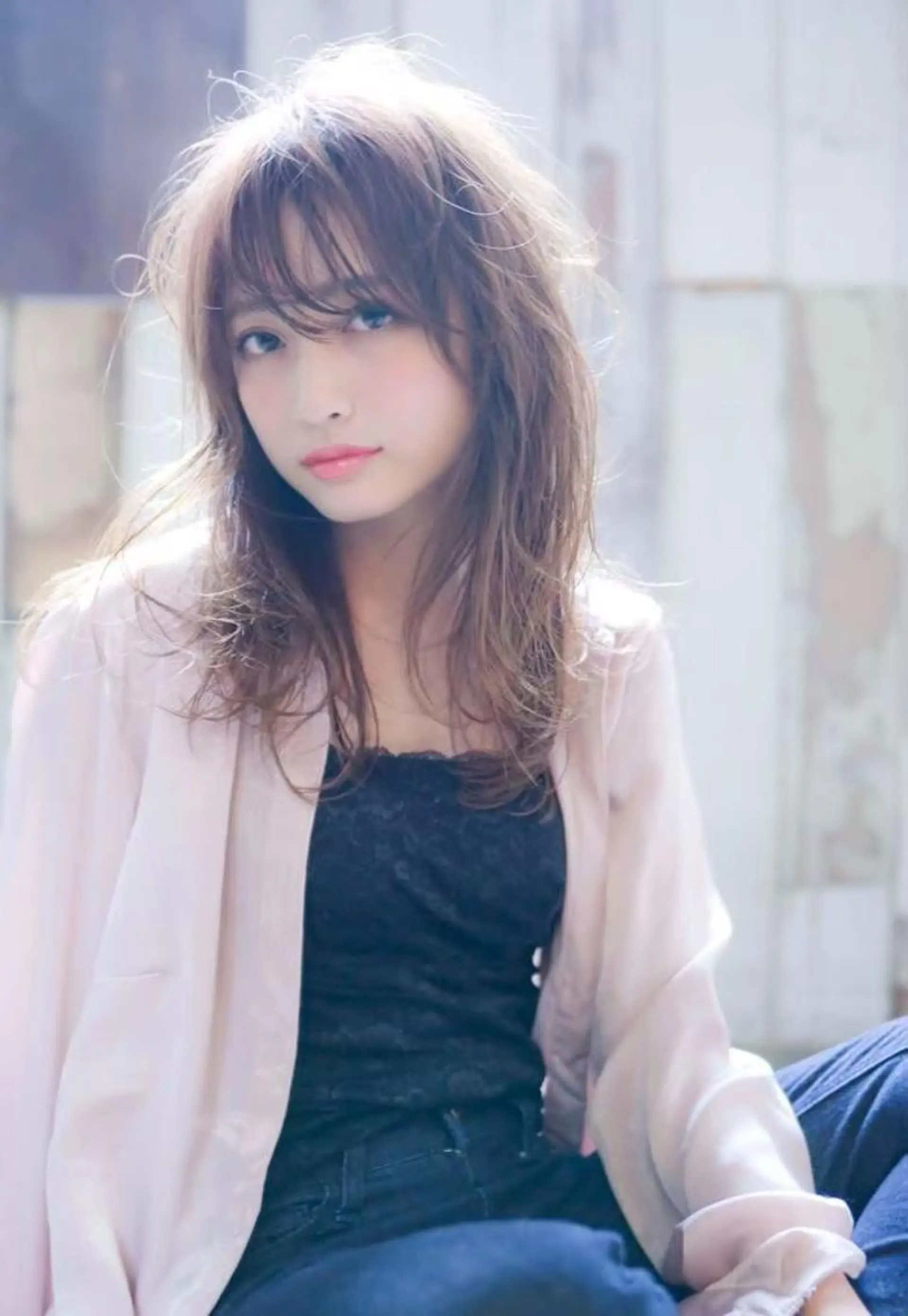 ロング レイヤーカット ヘアカラー トリートメント ヘッドスパ ヘアセット 大宮/山口 竣也のヘアスタイル