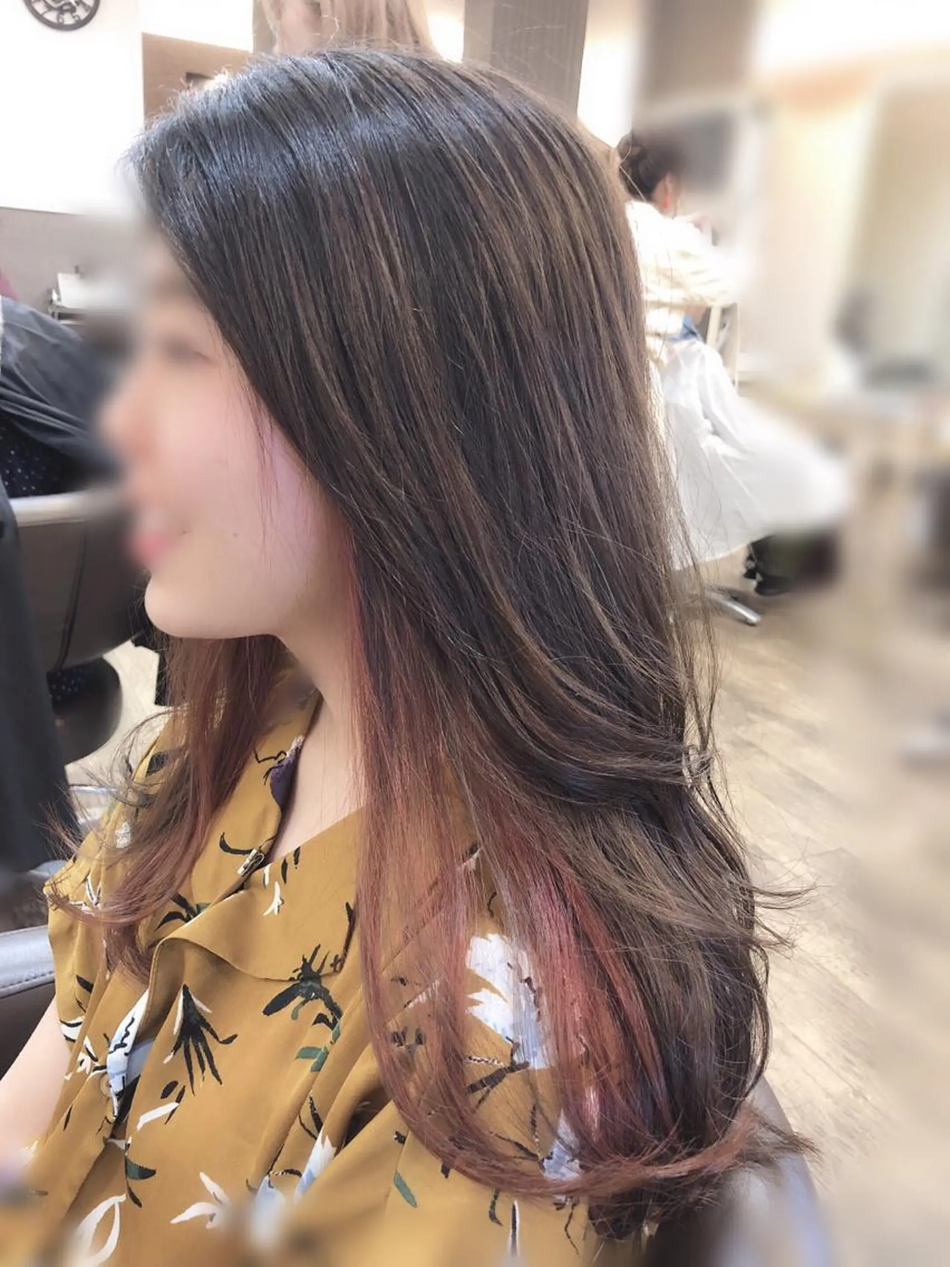 セミロング カラー オレンジ 尚平 40代からの 髪質改善専門のその他イメージ