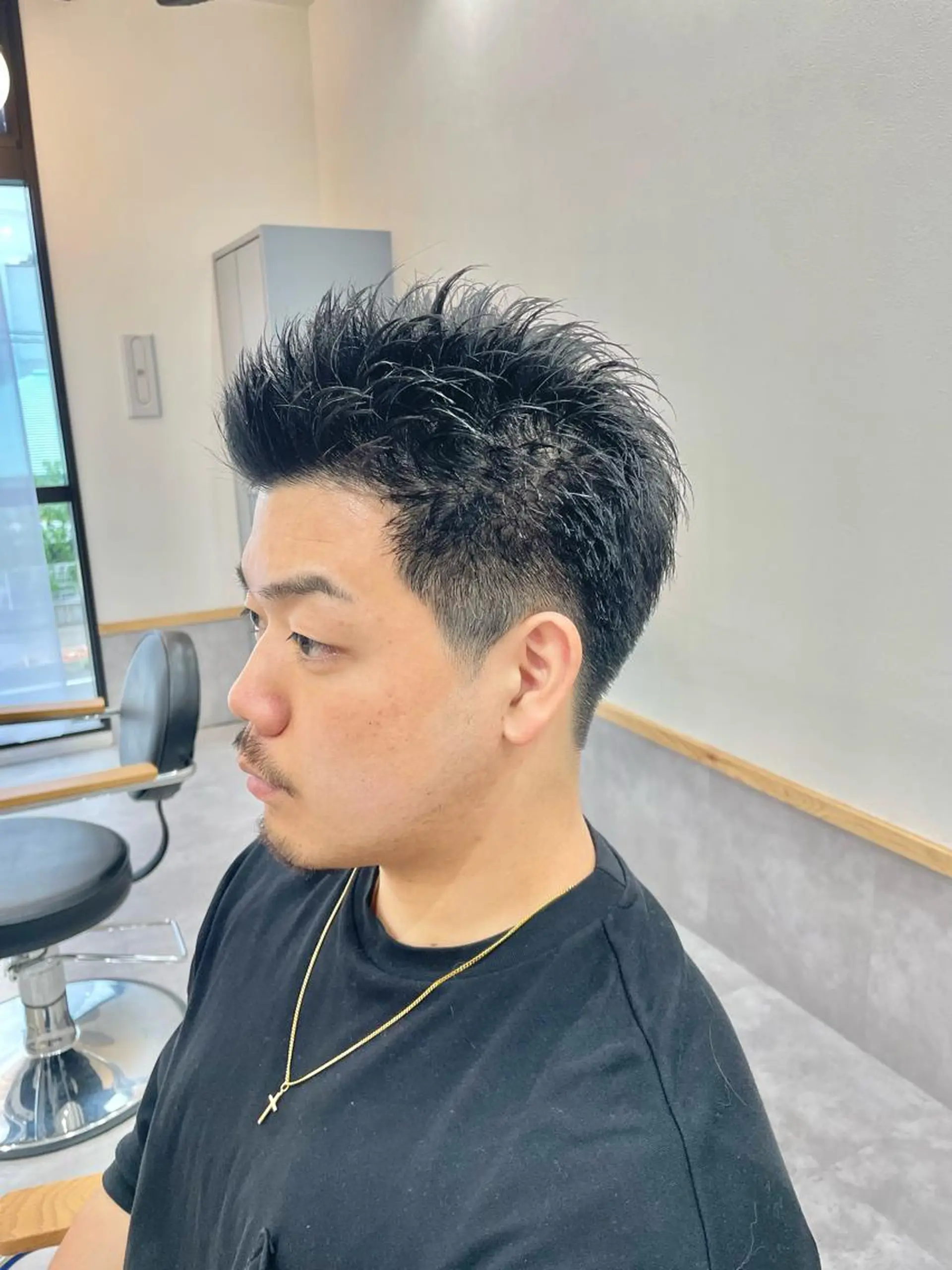 メンズ スパイキーショート 髪質改善/ 上村旺武のヘアスタイル