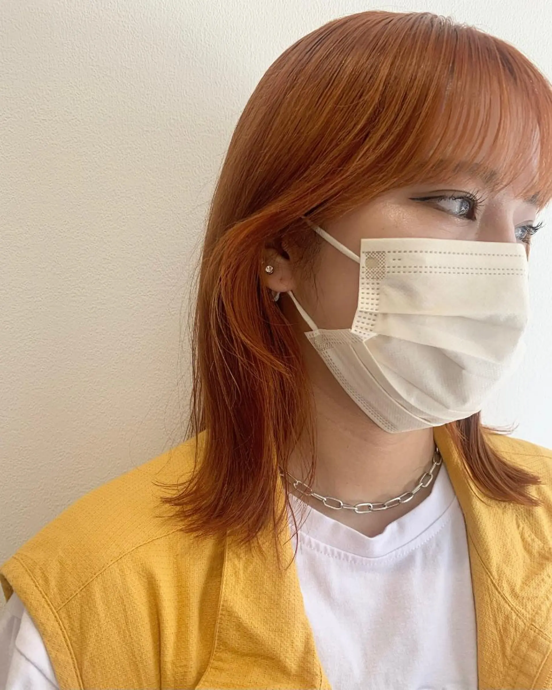 ミディアム カラー カット ヘアカラー MARU パーマ/レイヤーのヘアスタイル