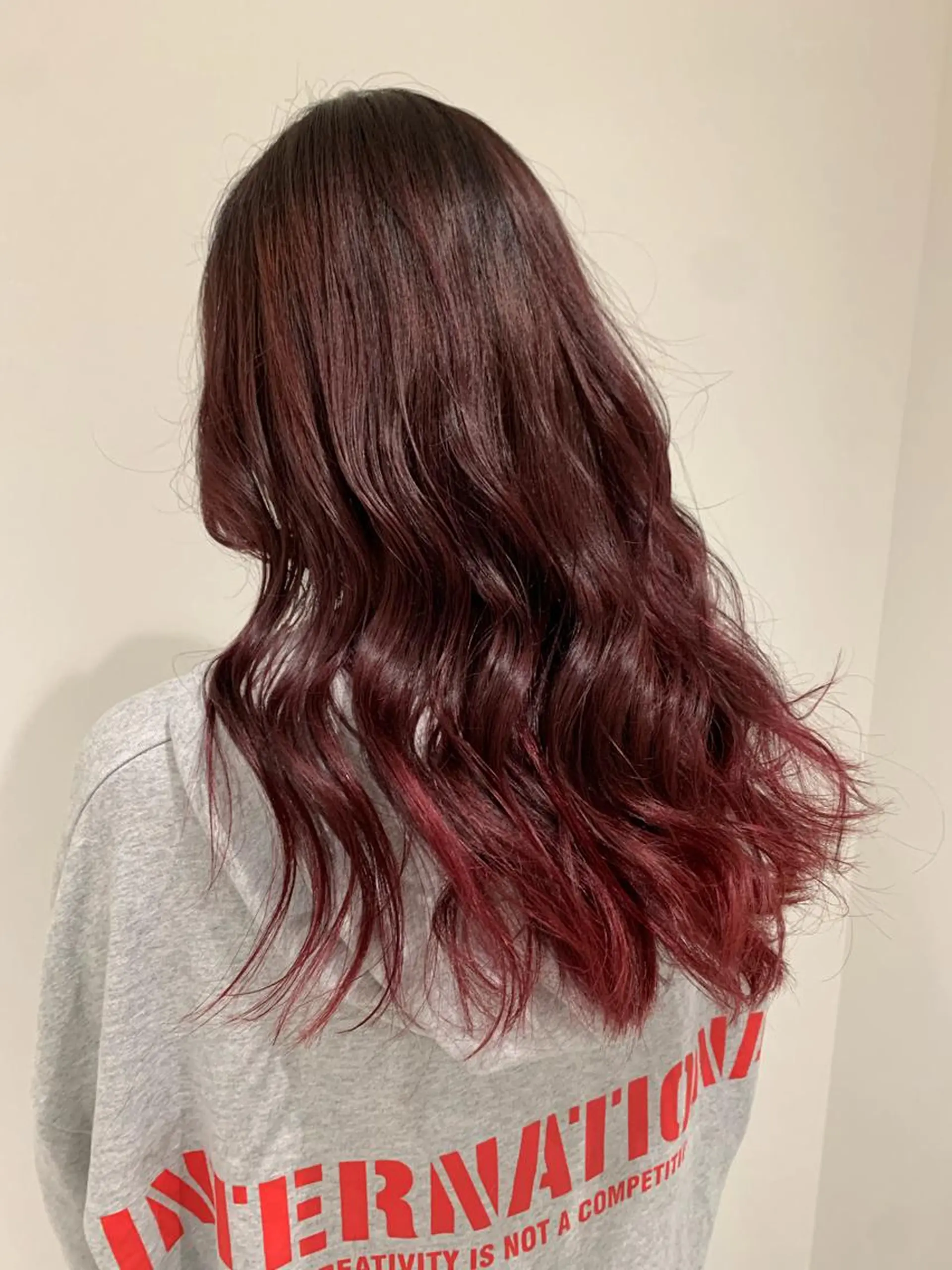 ロング カラー ヘアアレンジ ブリーチ グラデーションカラー ハイトーンカラー ピンクカラー 🐺青木光太朗 ウルフ/レイヤー🐺のヘアスタイル