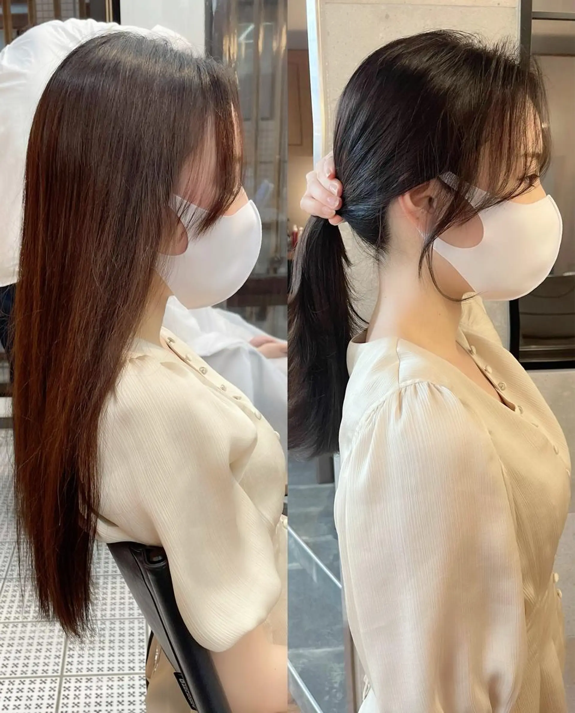 ロング 開發 智也のヘアスタイル