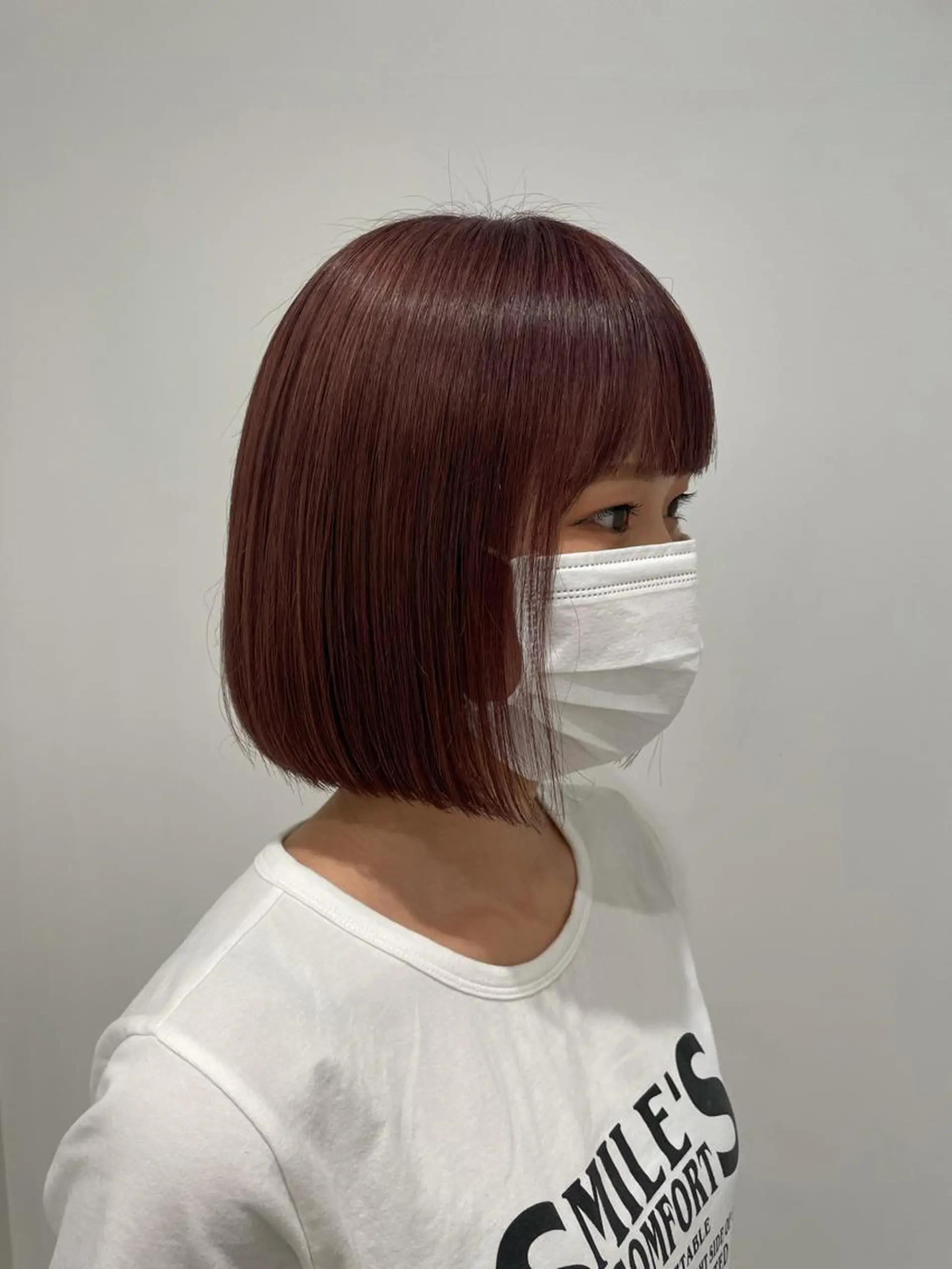 ショート カラー 暖色🎀ゆるふわ☁️ MOERI 🍒のヘアスタイル