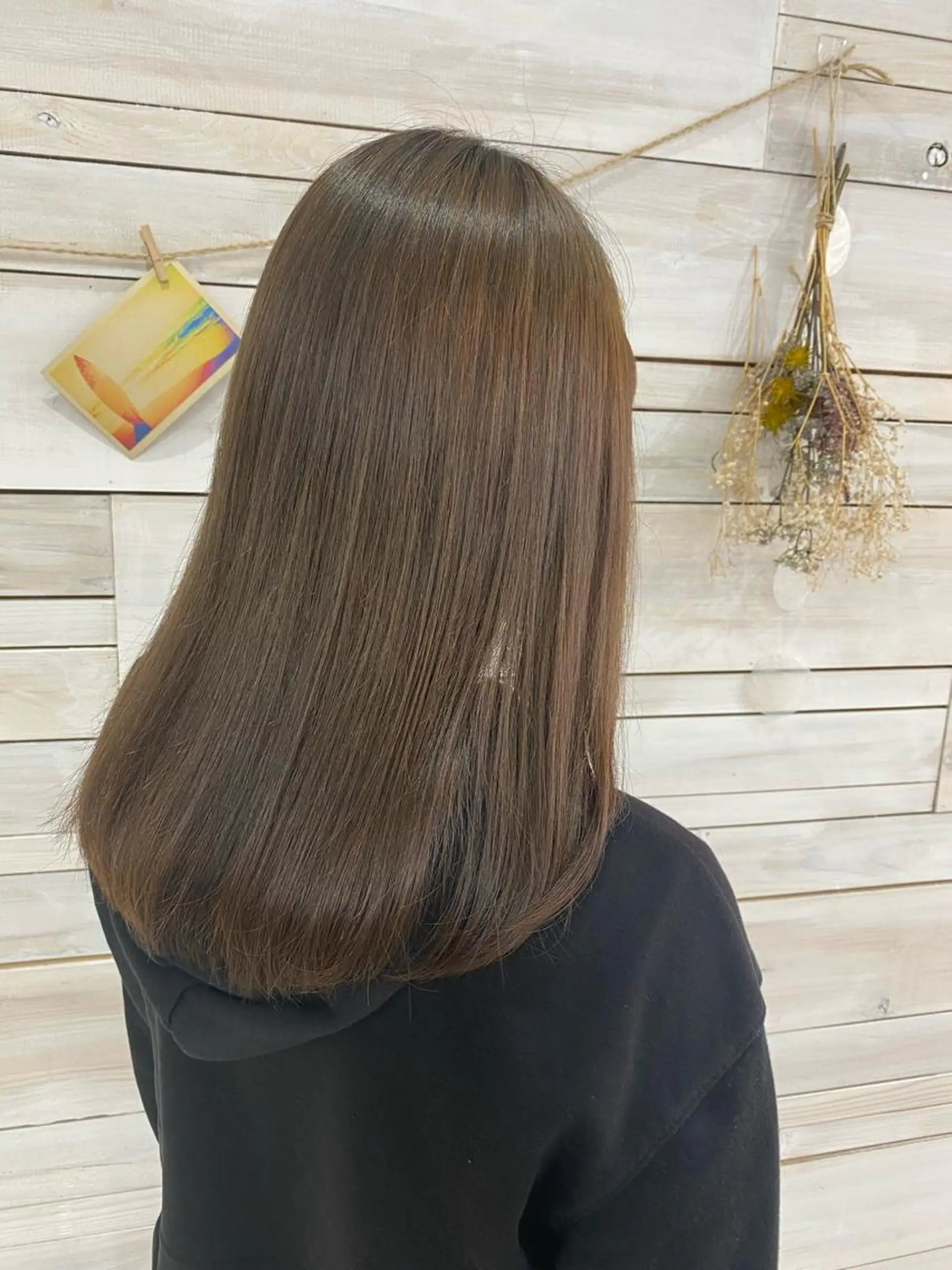 ロング カット 縮毛矯正 attrait店長/ 柿本理沙のヘアスタイル