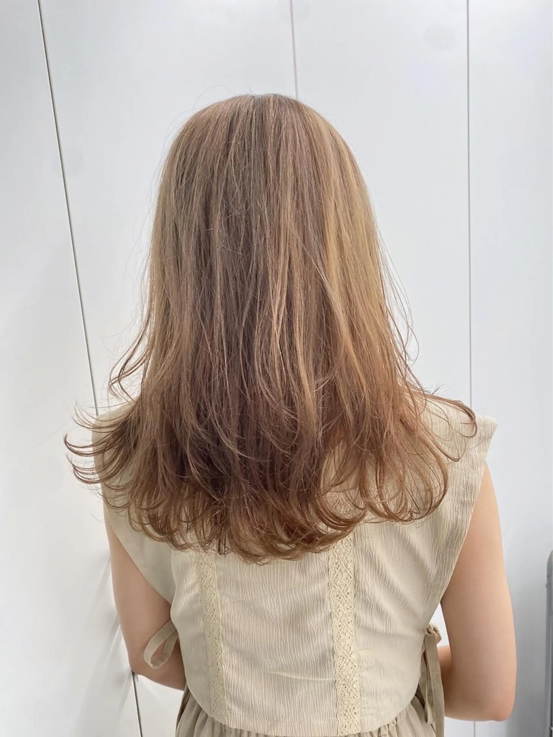 ロング トレンドモテカラー 🩷色落ちまで可愛くのヘアスタイル