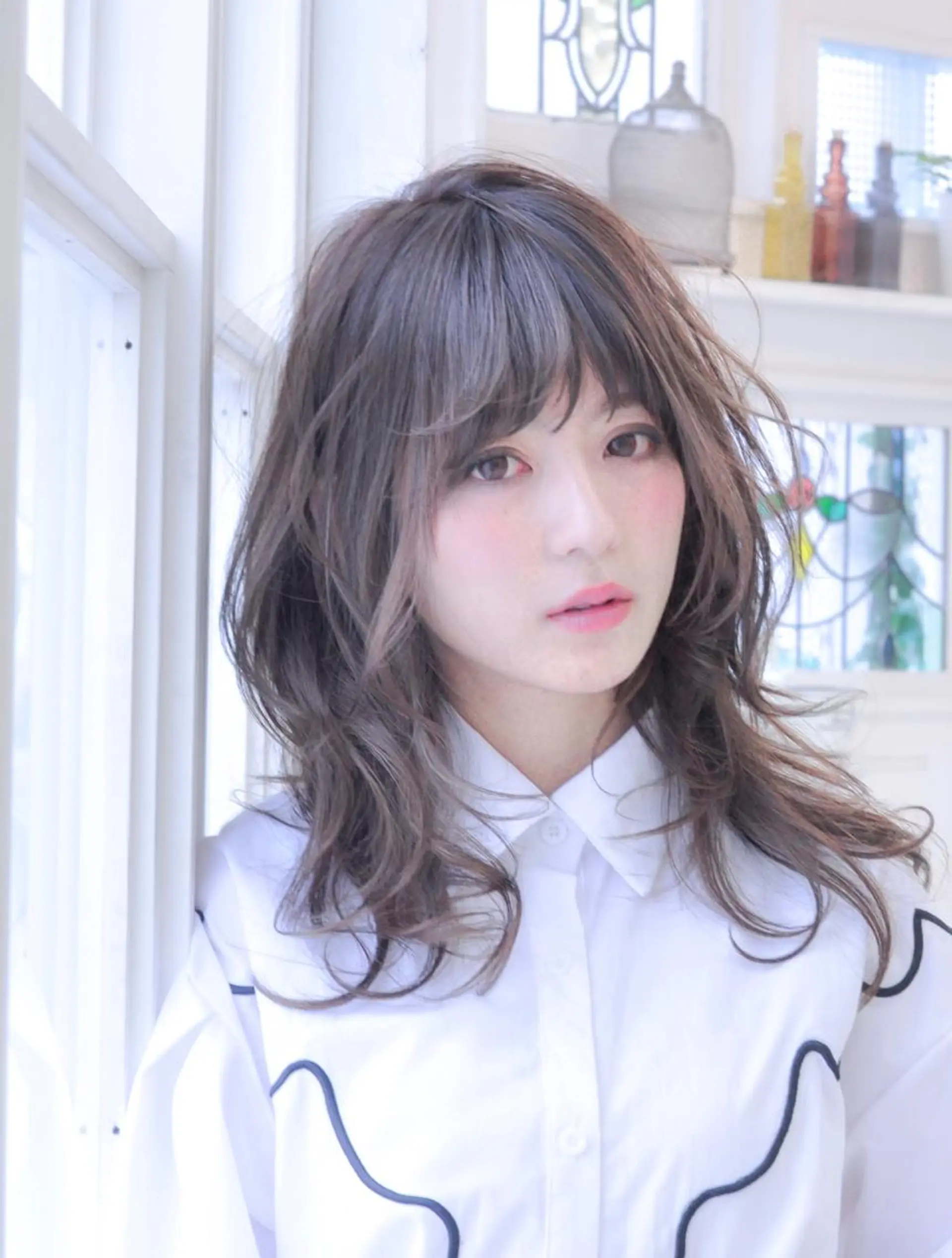 カラー 中田 敏明のヘアスタイル