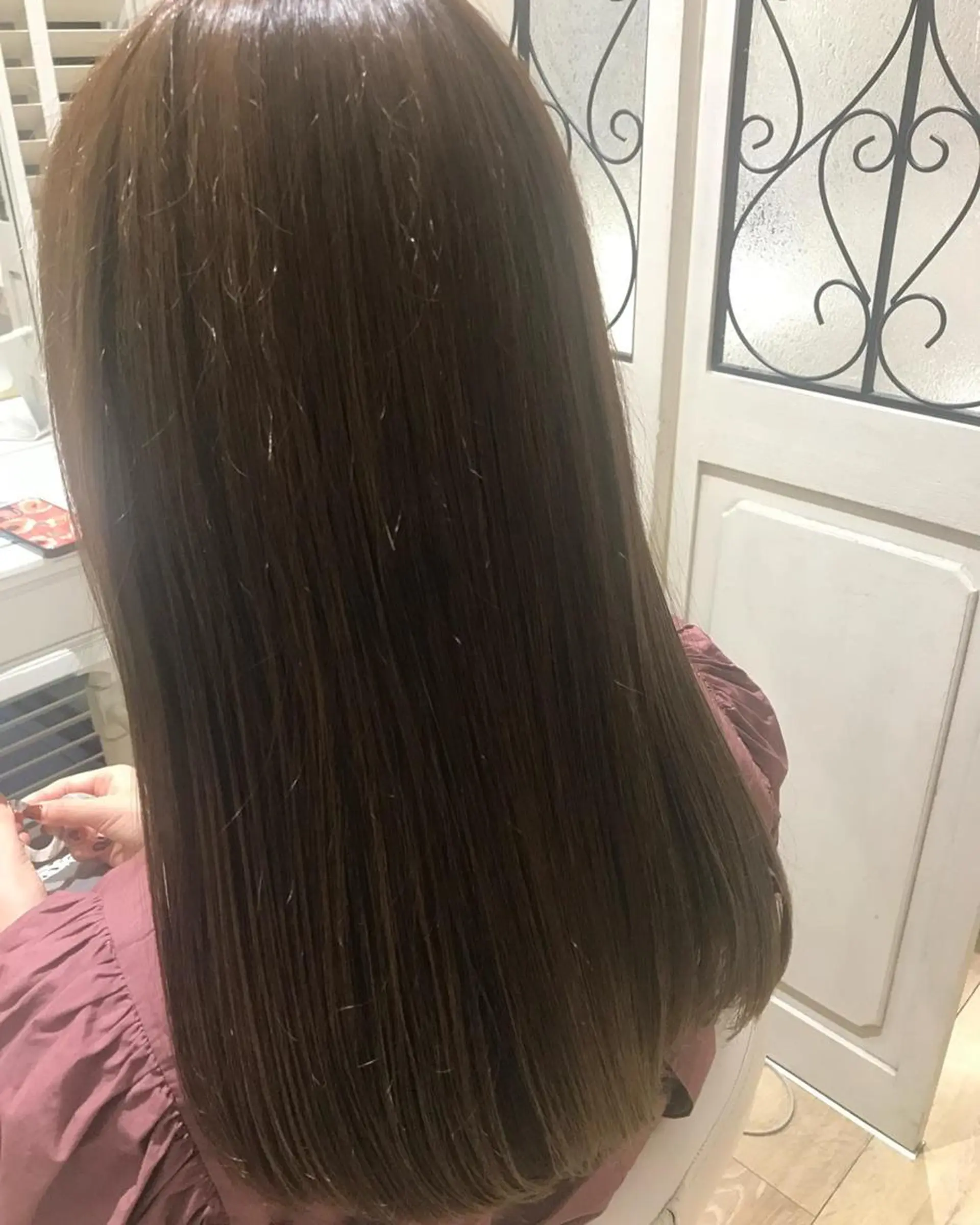 セミロング 🥛洒落髪小顔cut なら龍崎🥛のヘアスタイル