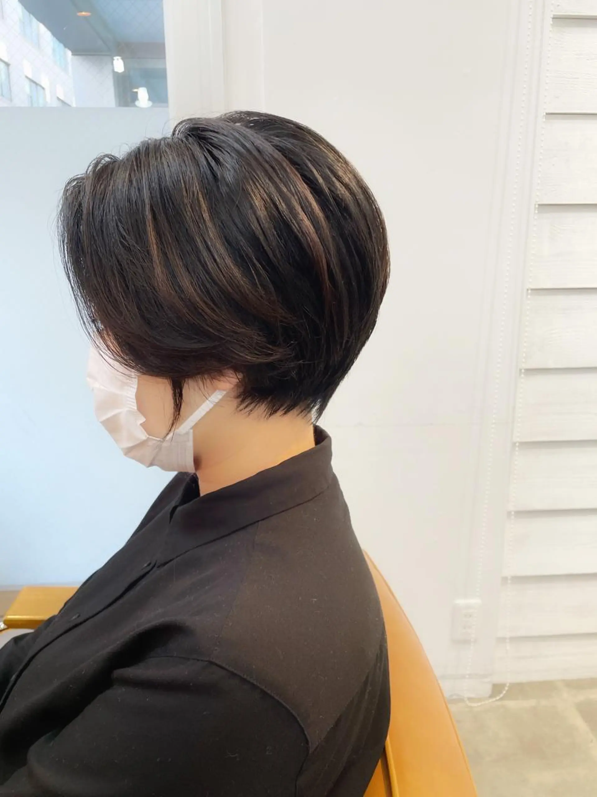 ショート 丸みショート くびれヘア くせ毛 ミセス ショートヘア 👑銀座ショート/ 絶壁補正/金子涼👑のヘアスタイル