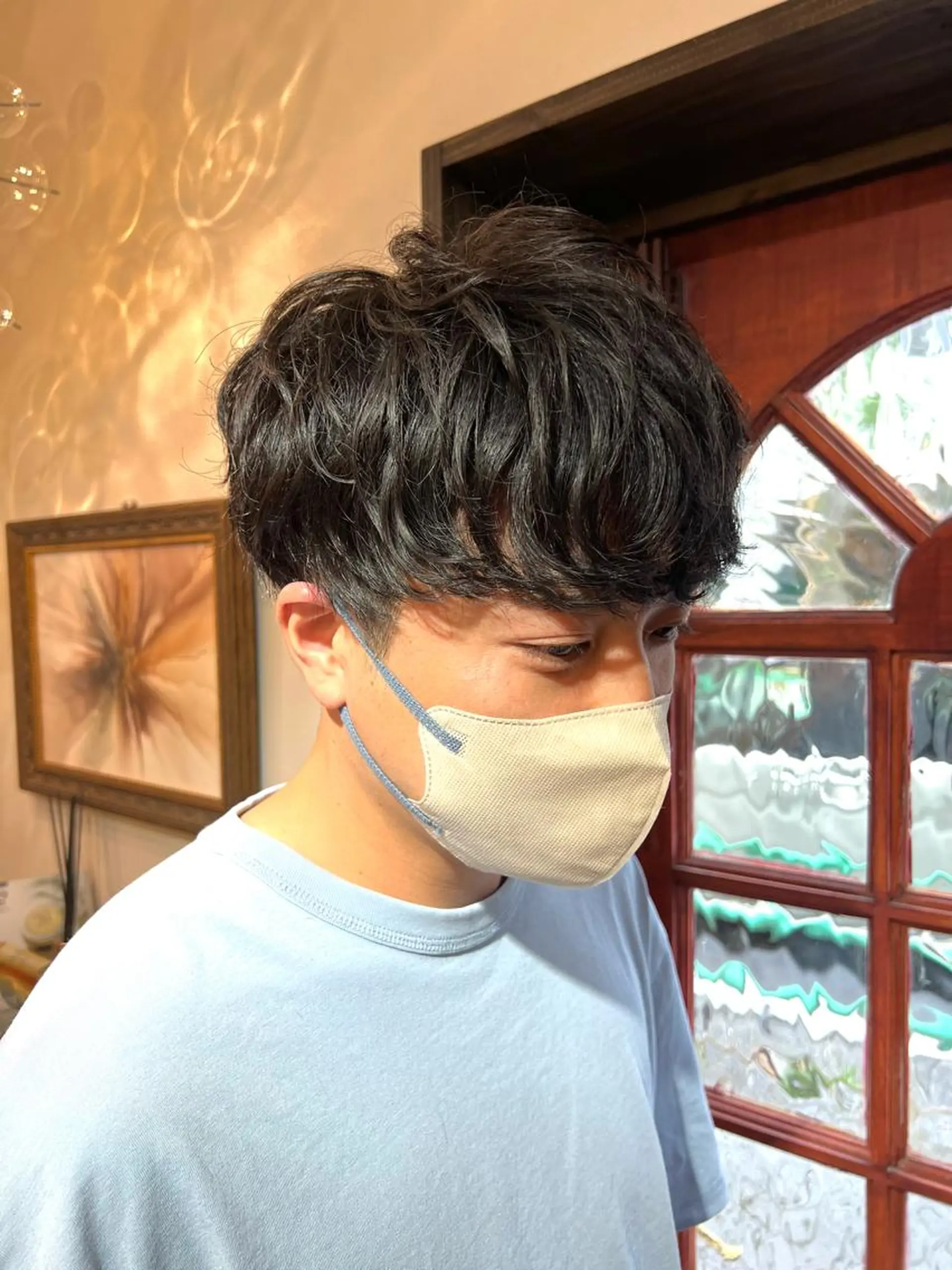 ショート メンズ メンズパーマ カット パーマ Reve所属・那須野 美月のヘアスタイル