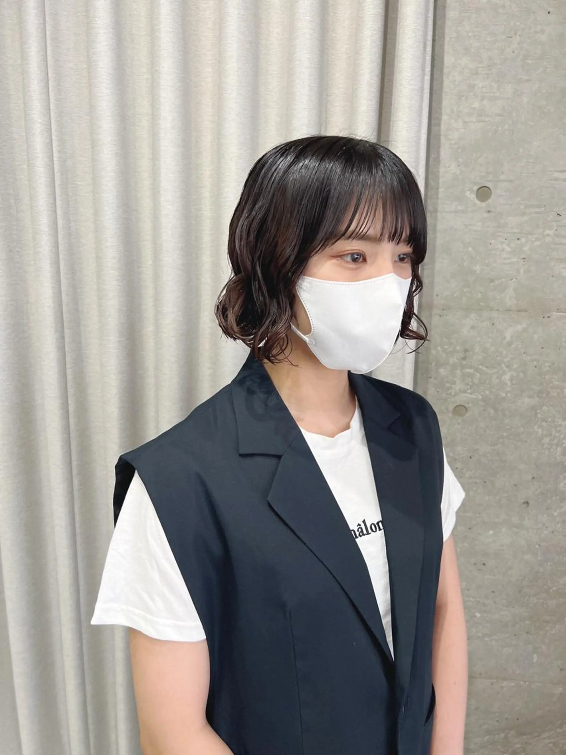 パーマ ボブパーマコテ巻き風 パーマNo1深江秀平のヘアスタイル