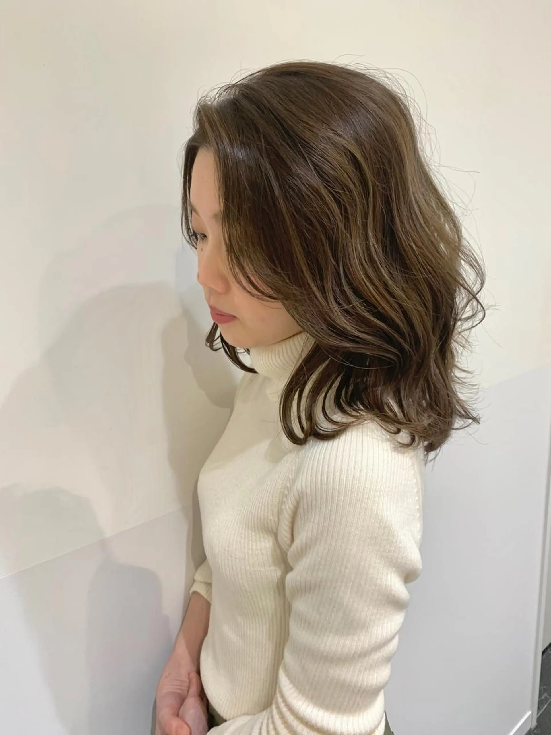 ミディアム カラー 🌟美髪縮毛矯正🌟 吉田冴一のヘアスタイル