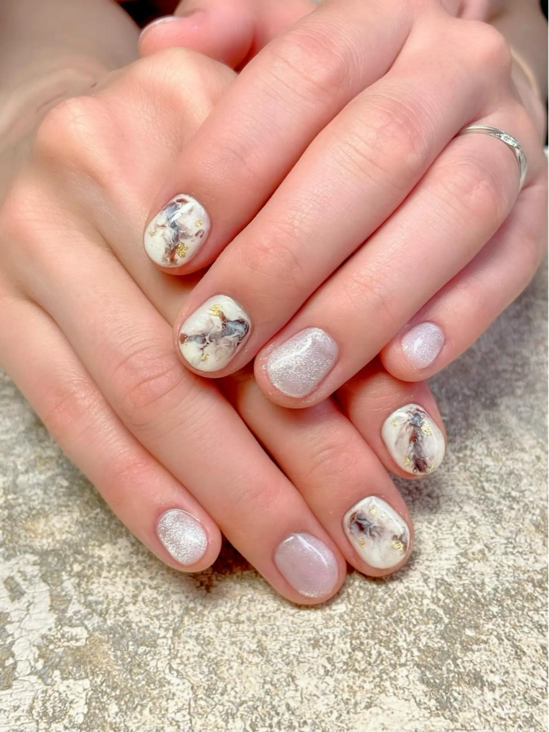 ネイル アートネイル マグネットネイル ハンドネイル lemon nailレモンネイルのネイルデザイン