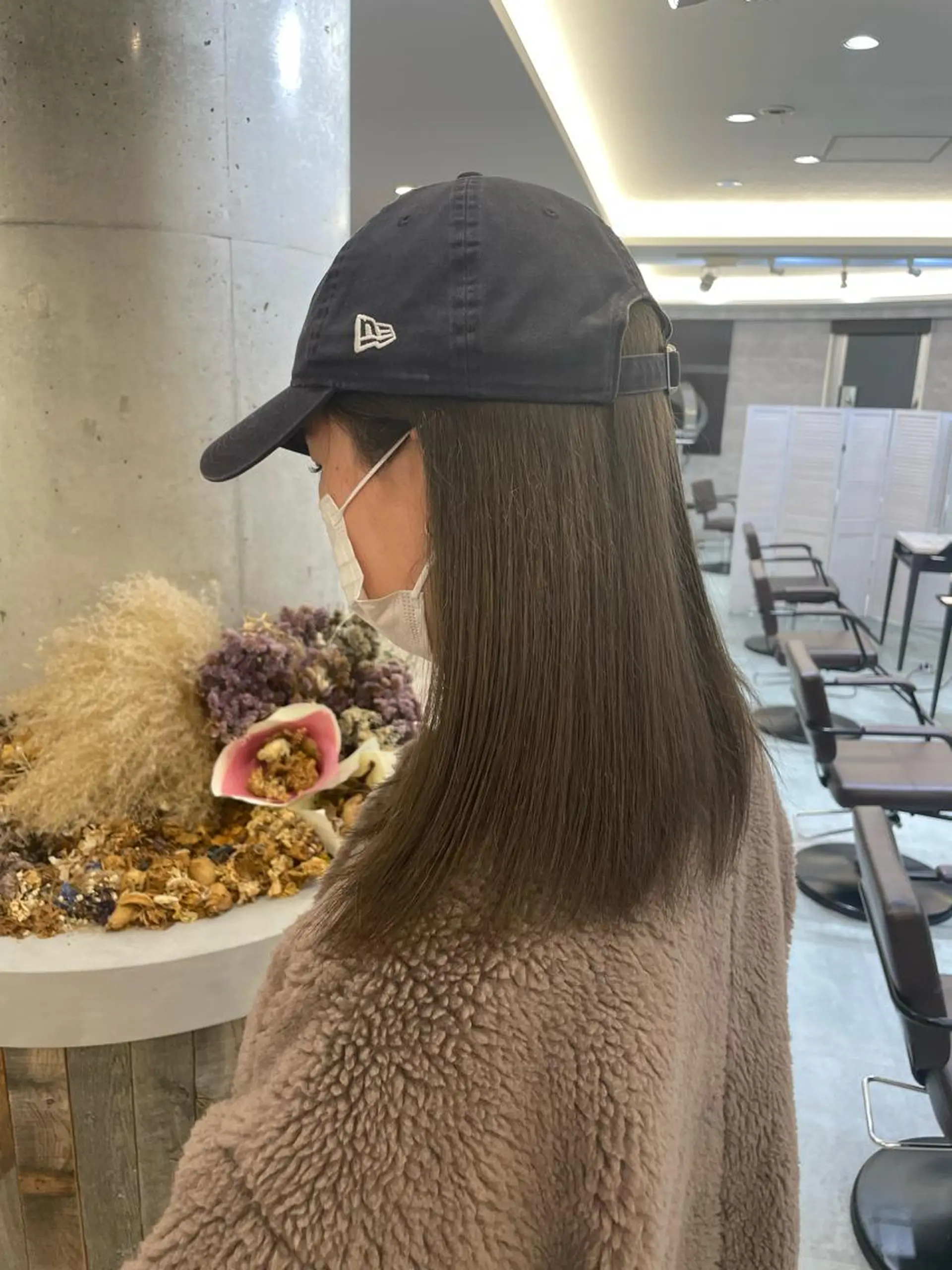 ミディアム ♡似合わせハイトーン ♡maiのヘアスタイル