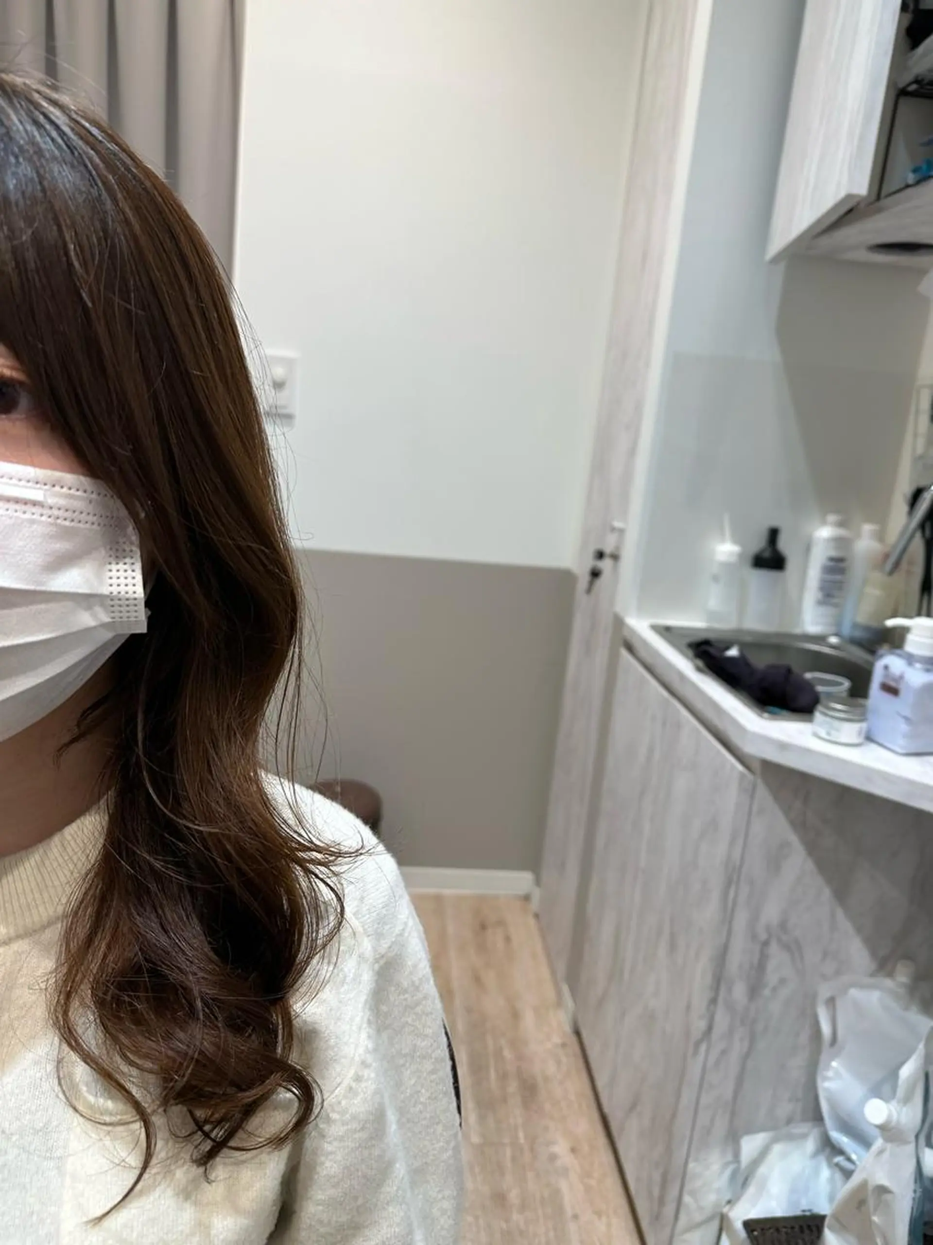 セミロング パーマ カット パーマ トリートメント 平田 たかしのヘアスタイル