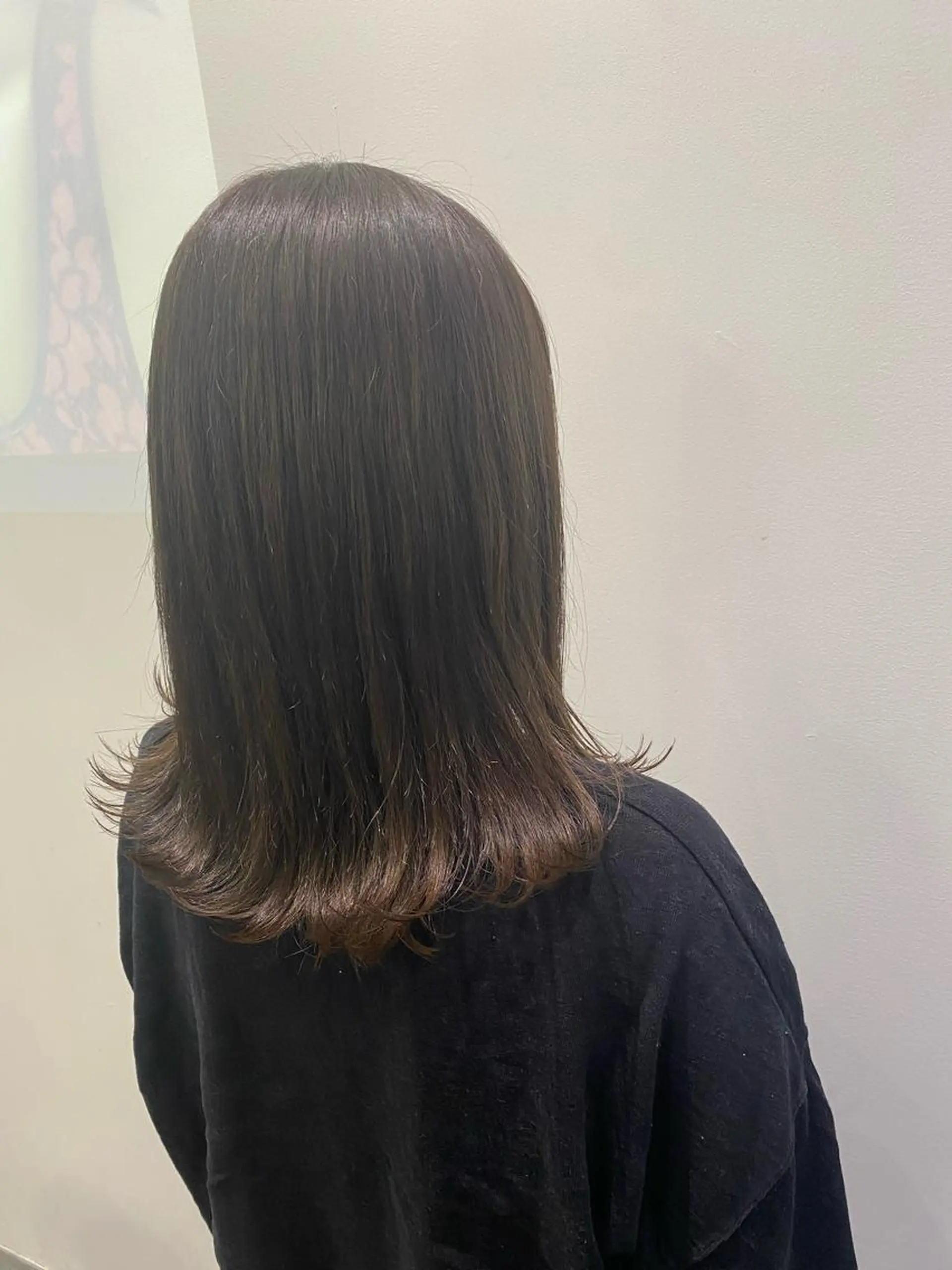ミディアム カット ヘアカラー トリートメント ✨透明感カラー✨ 🦖佐々木未来🦕のヘアスタイル