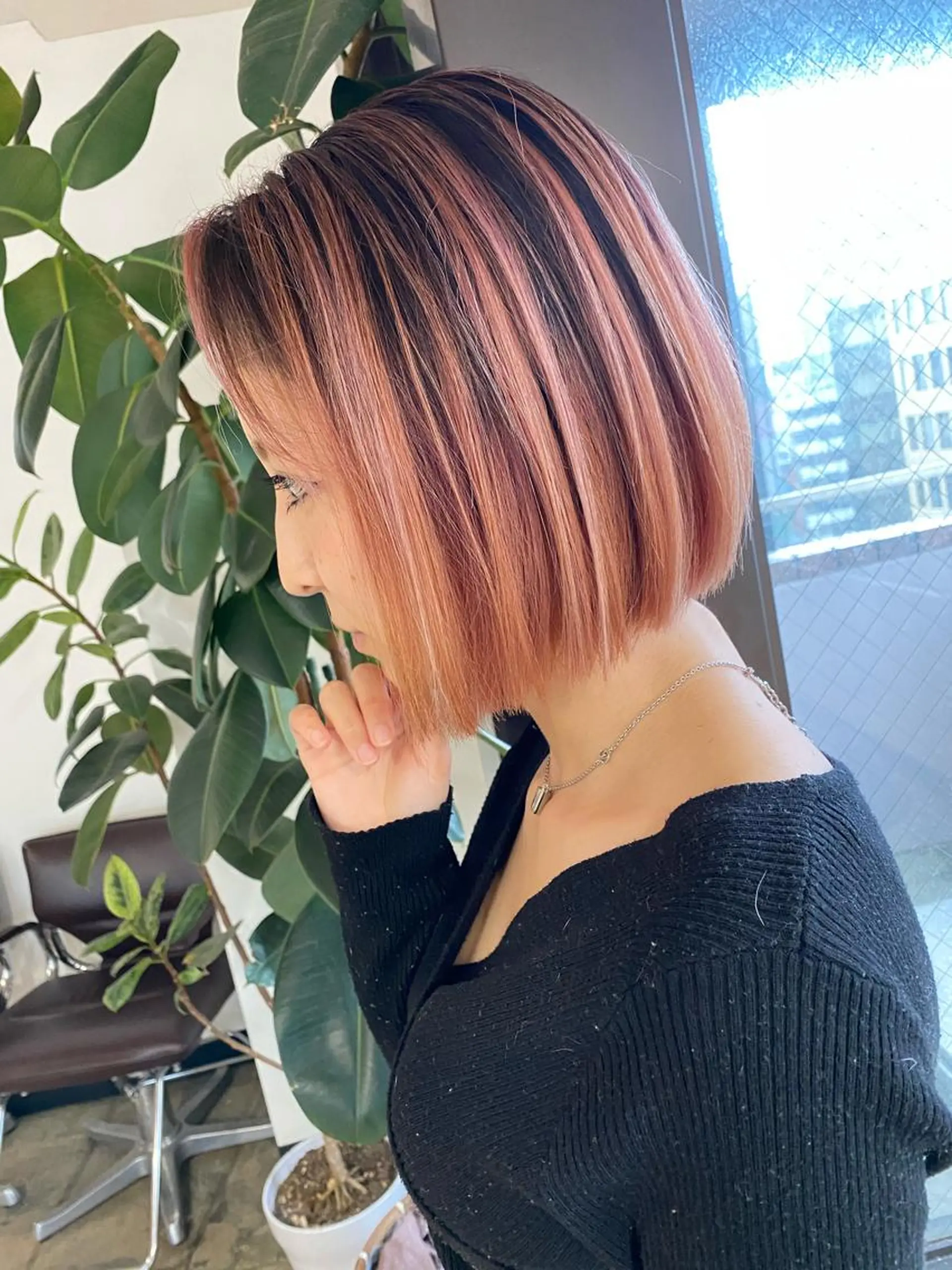 ショート カラー 桜木町駅徒歩5分 ハイライト横浜No1のヘアスタイル