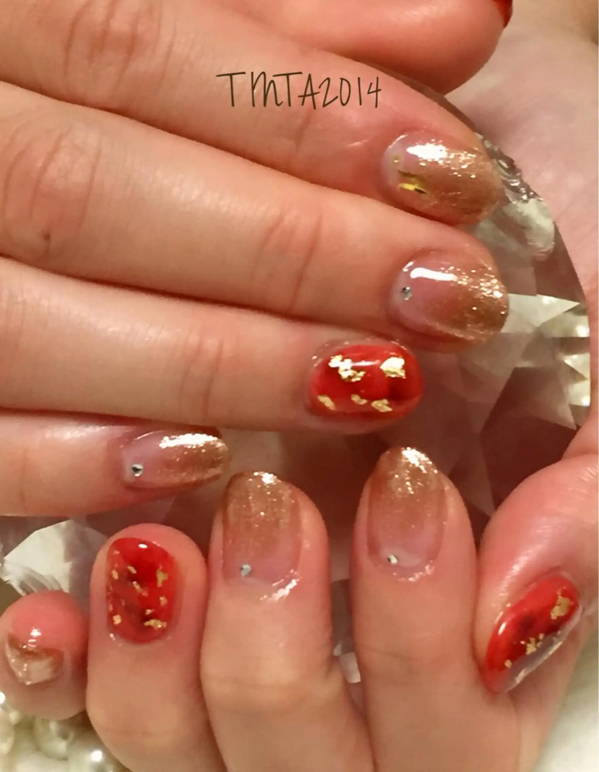 ネイル べっ甲ネイル ネイルサロン ティンタ所属・馬場 典子のネイルデザイン