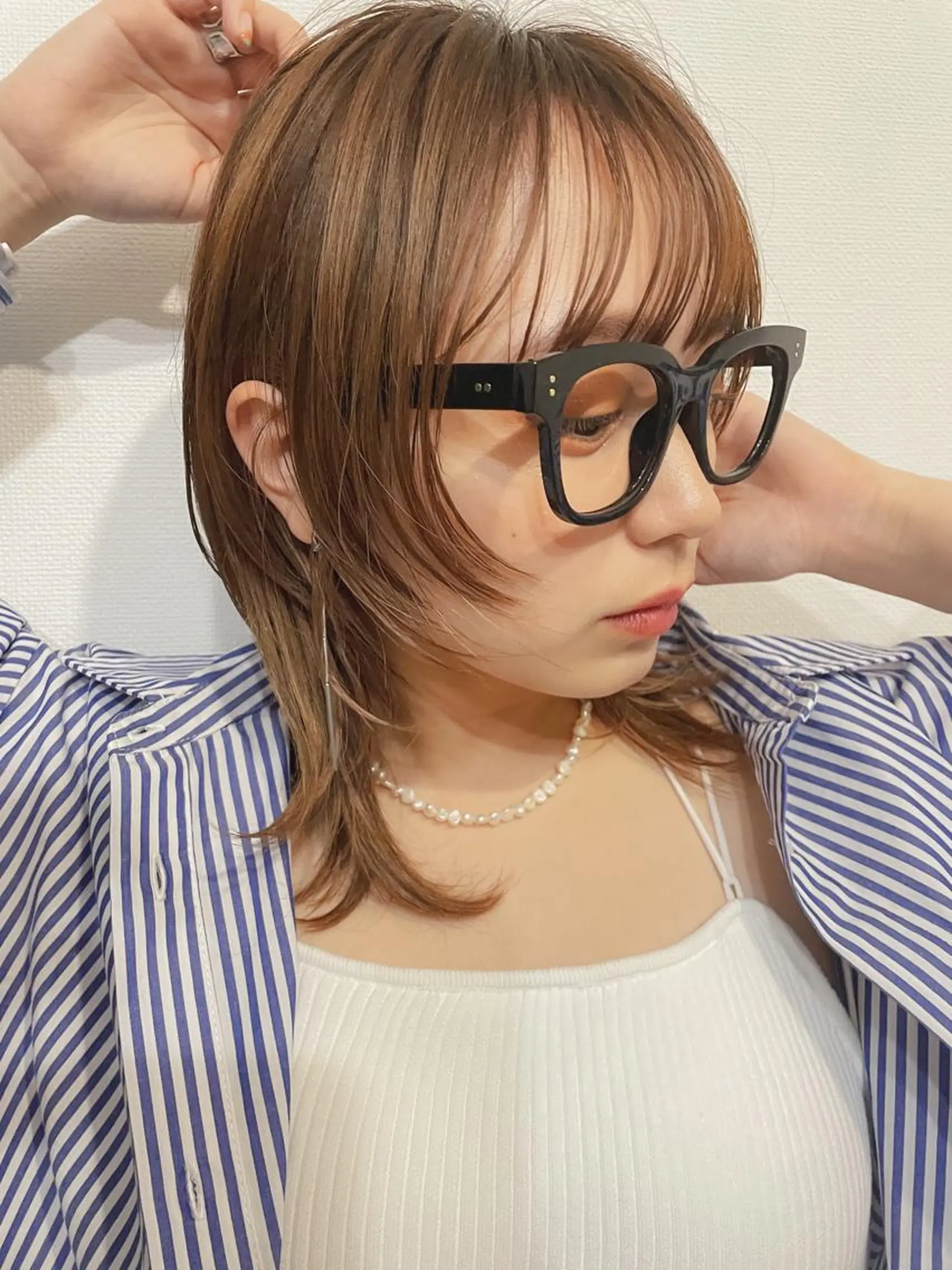 ミディアム カラー ヘアカラー BASSA 石神井公園店のヘアスタイル