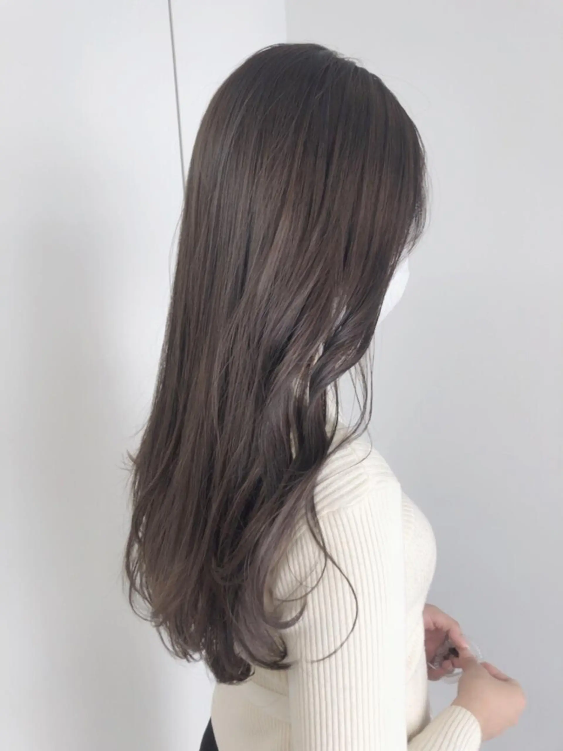 ロング カット ヘアカラー トリートメント ヘッドスパ ヘアセット ✨透明感ケアカラー✨ 長野ゆきなのヘアスタイル