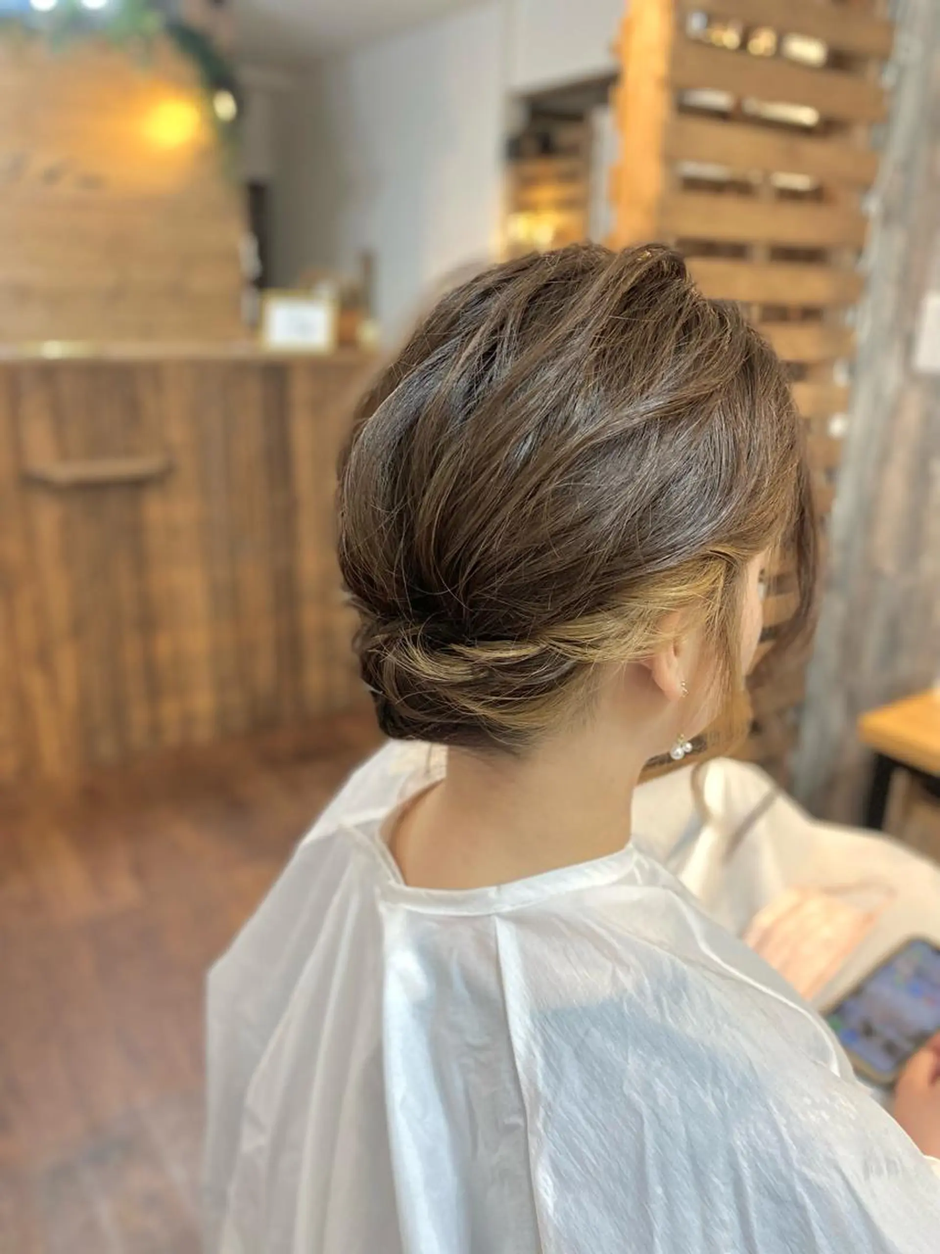 ショート ヘアアレンジ ヘアセット Luzir⭐︎ GEN⭐︎のヘアスタイル
