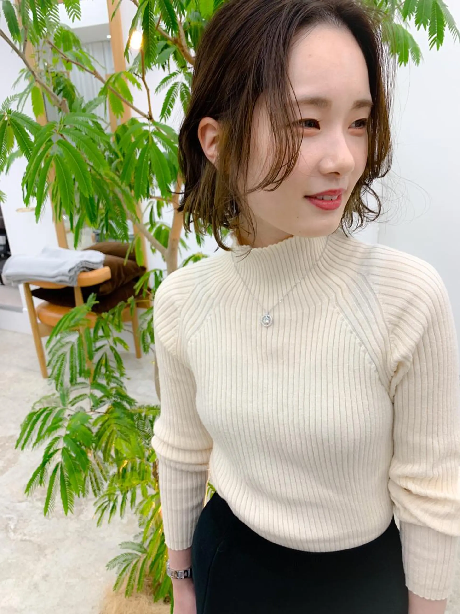 ショート カラー インナーカラー ボブ パーマ/パーマ落とし /藤木舜太のヘアスタイル