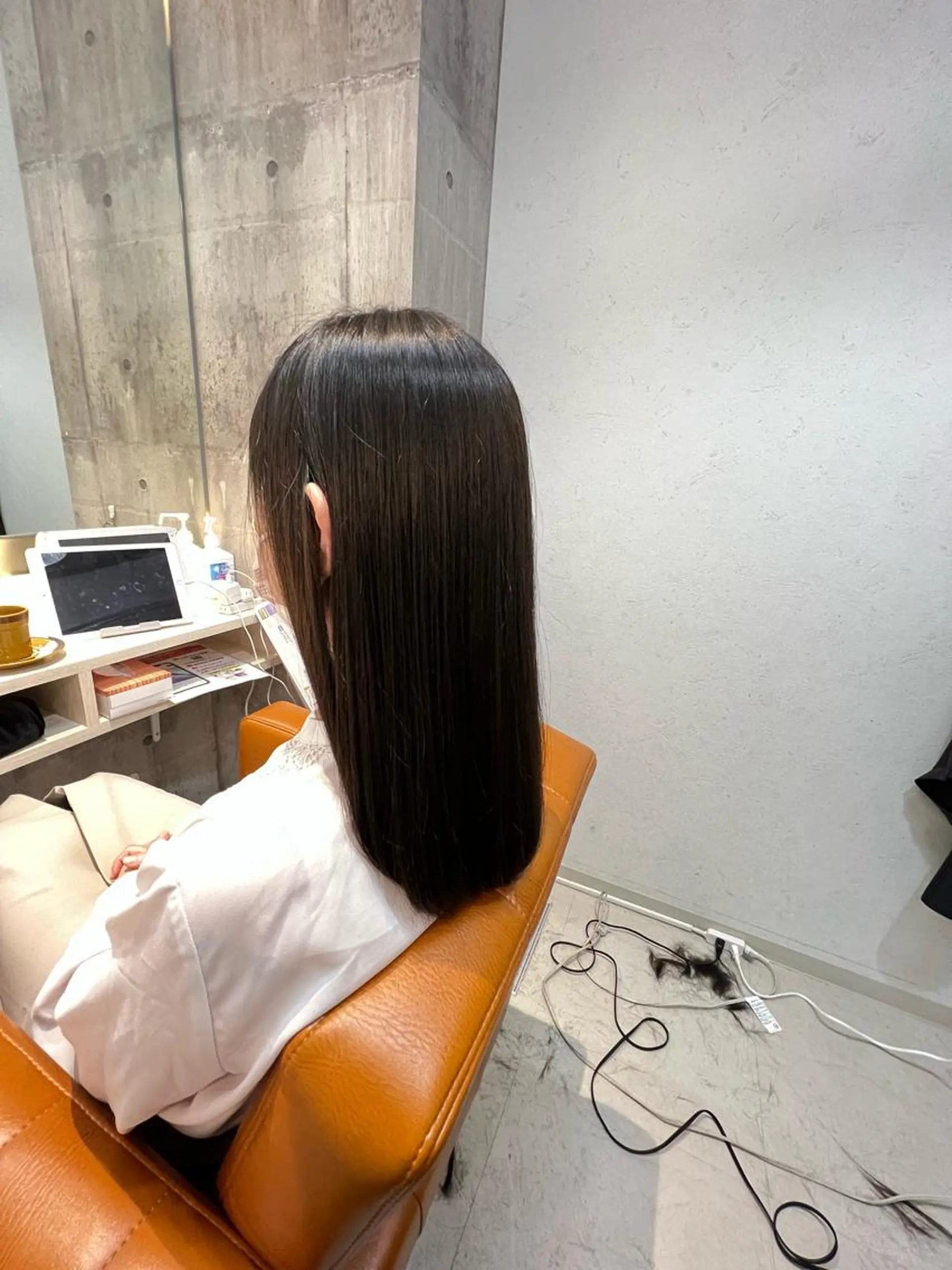 セミロング 縮毛矯正 カット ヘアカラー 縮毛矯正 トリートメント 大宮縮毛矯正の達人 髪質改善/レイヤーのヘアスタイル