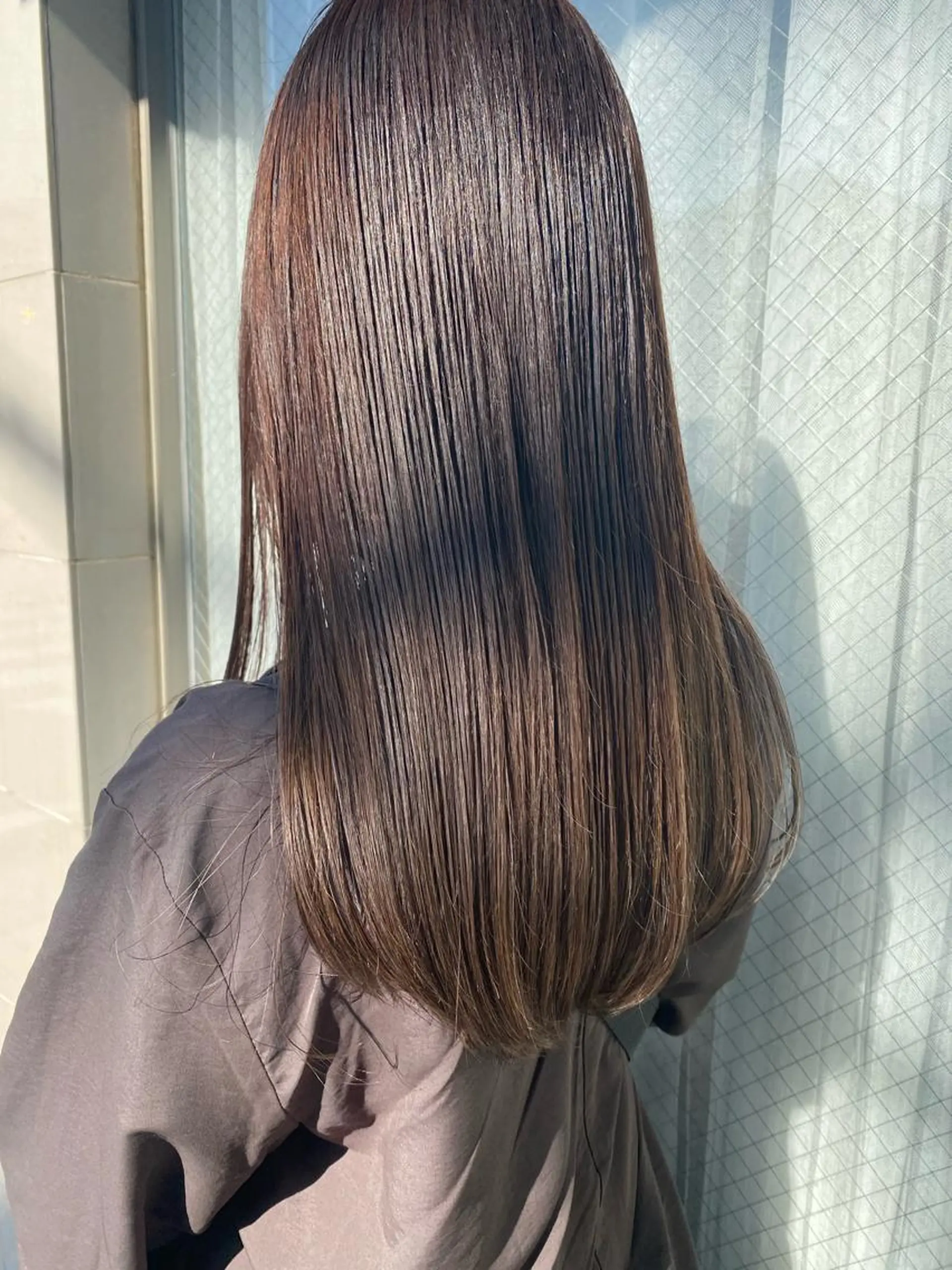 ロング カラー 高浜 夕海のヘアスタイル