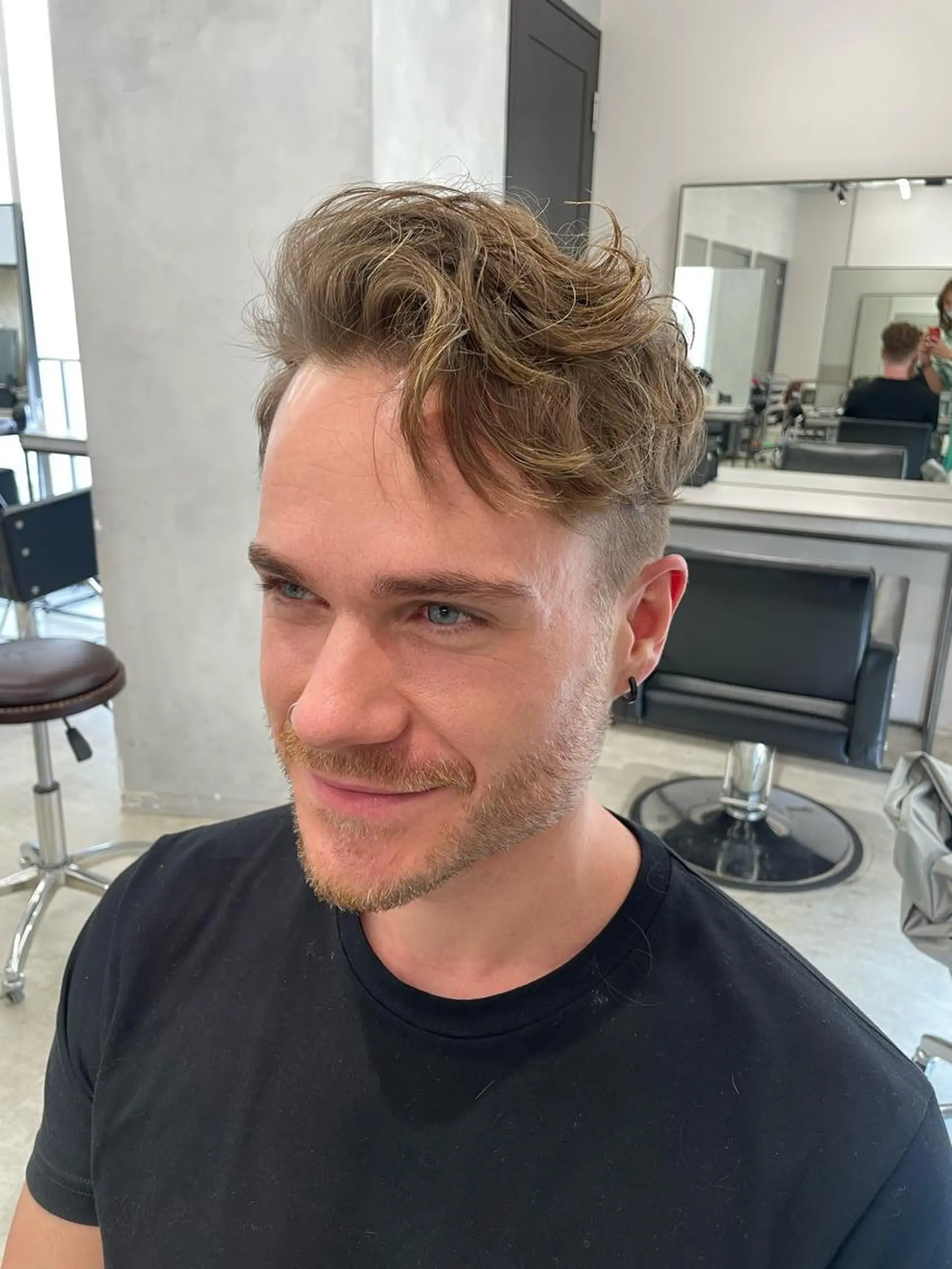 パーマ メンズ カット パーマ 透明感カラー✨艶髪 制作🌱山根あゆみのヘアスタイル