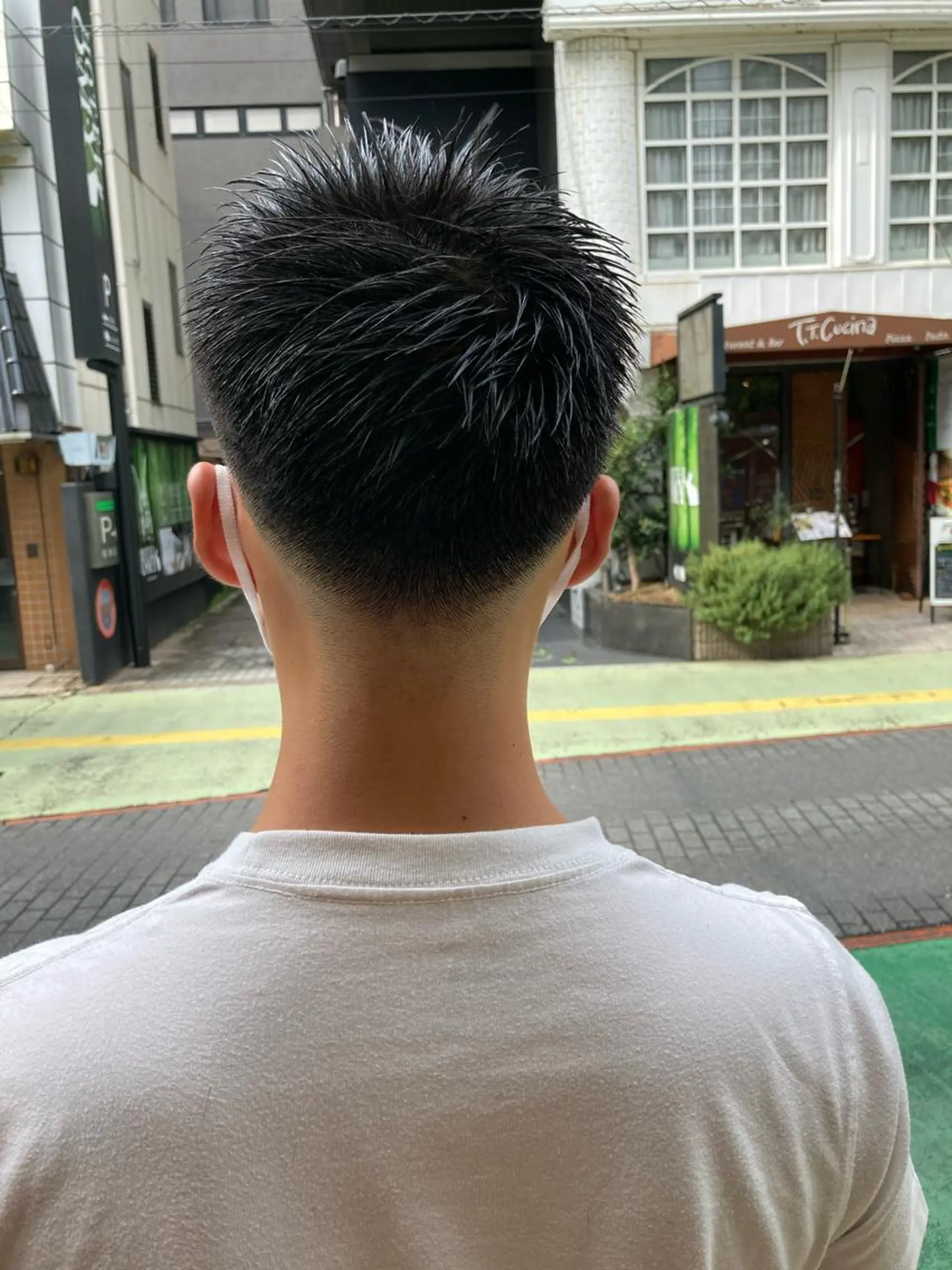 ショート メンズ フェードカット スキンフェード カット メンズ特化 TAKUYAのヘアスタイル