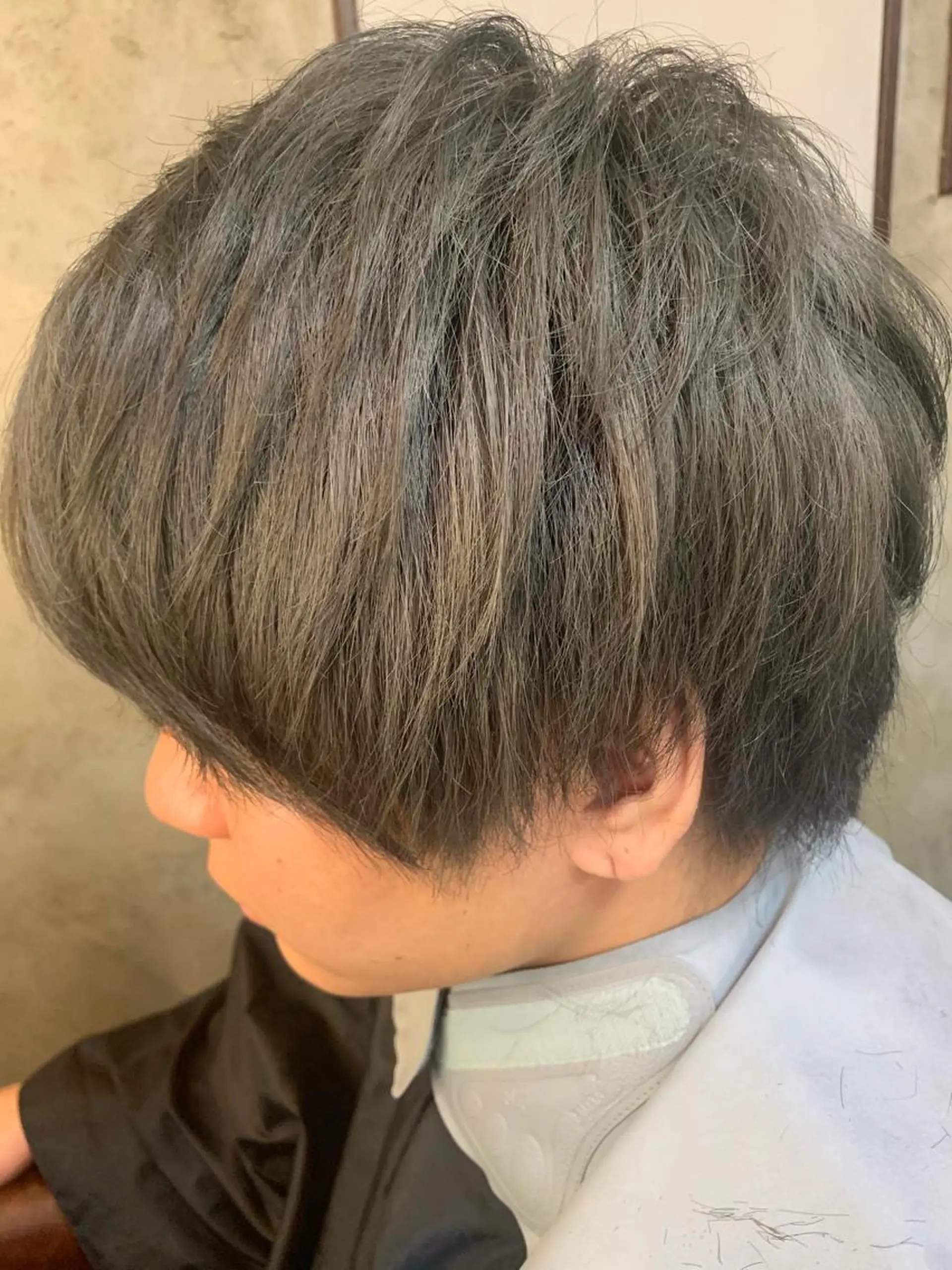 ミディアム カット ヘアカラー トリートメント ✨上村 潤平✨メンズヘア✨のヘアスタイル