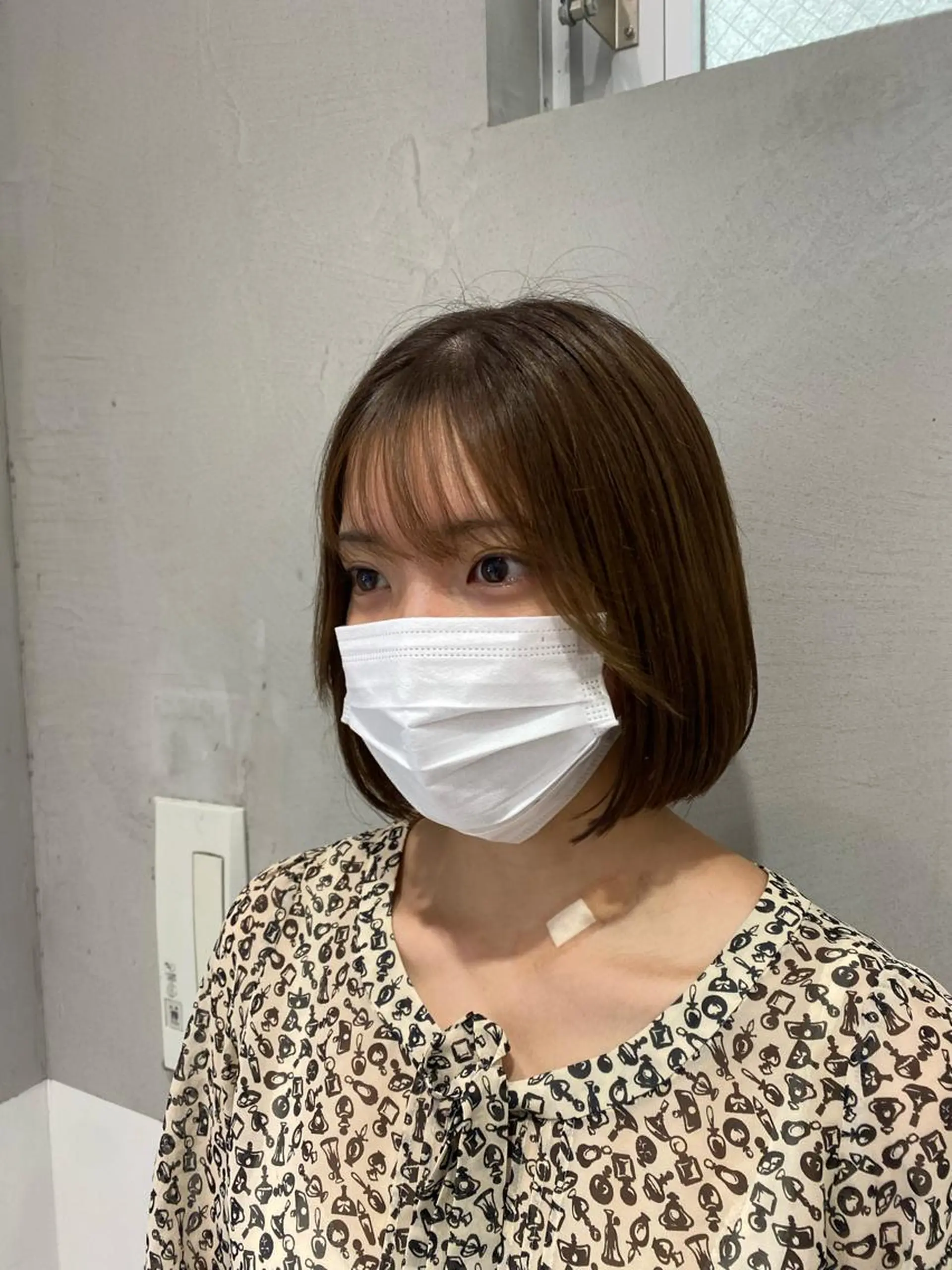 ショート カラー ベージュカラー ボブ ヘアカラー トリートメント ヘアセット ナチュラル/韓国💎 haruka 💎のヘアスタイル