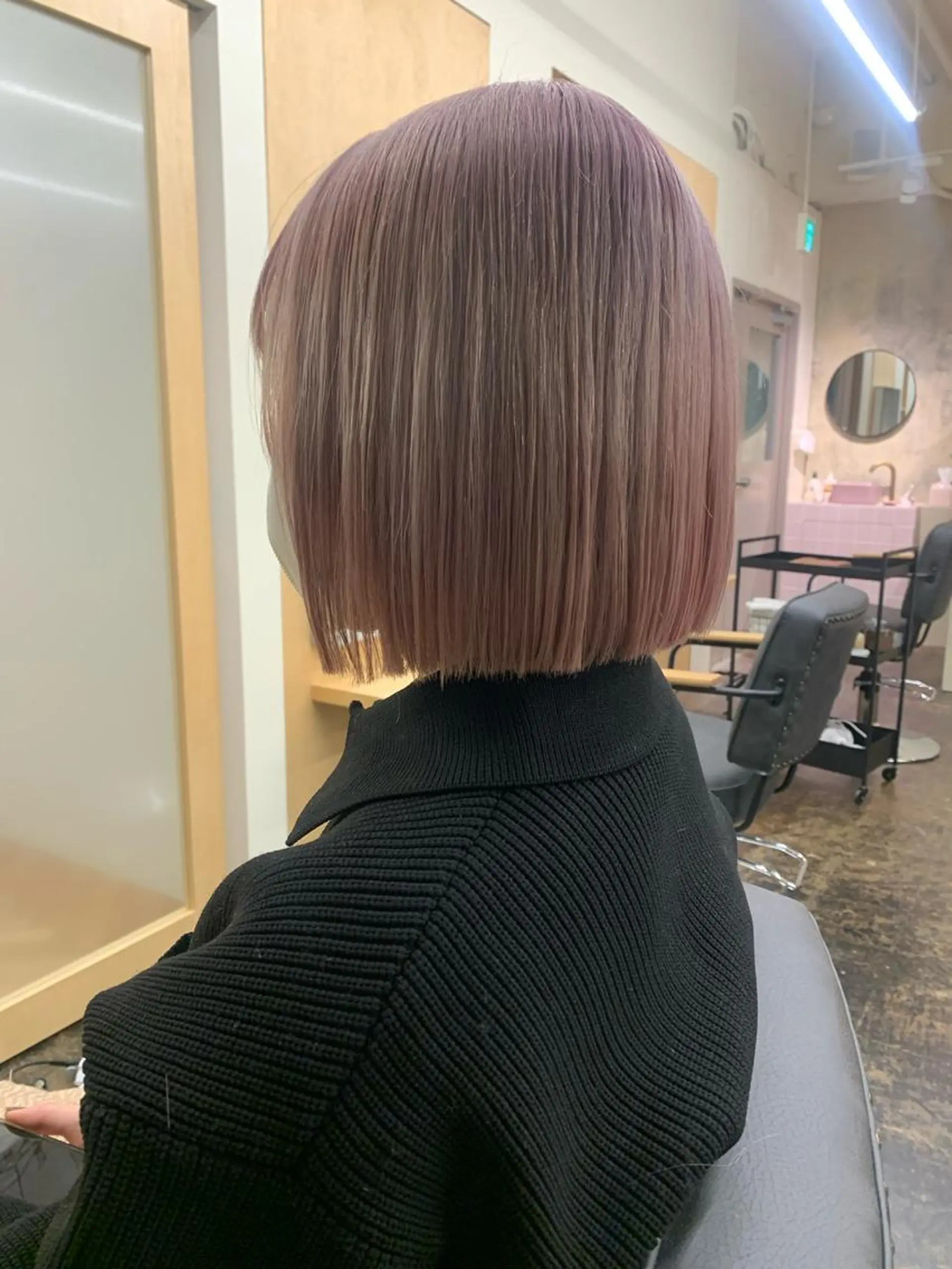 ショート カラー ピンクカラー ヘアカラー yupi🐈⬛ レイヤー/パーマのヘアスタイル