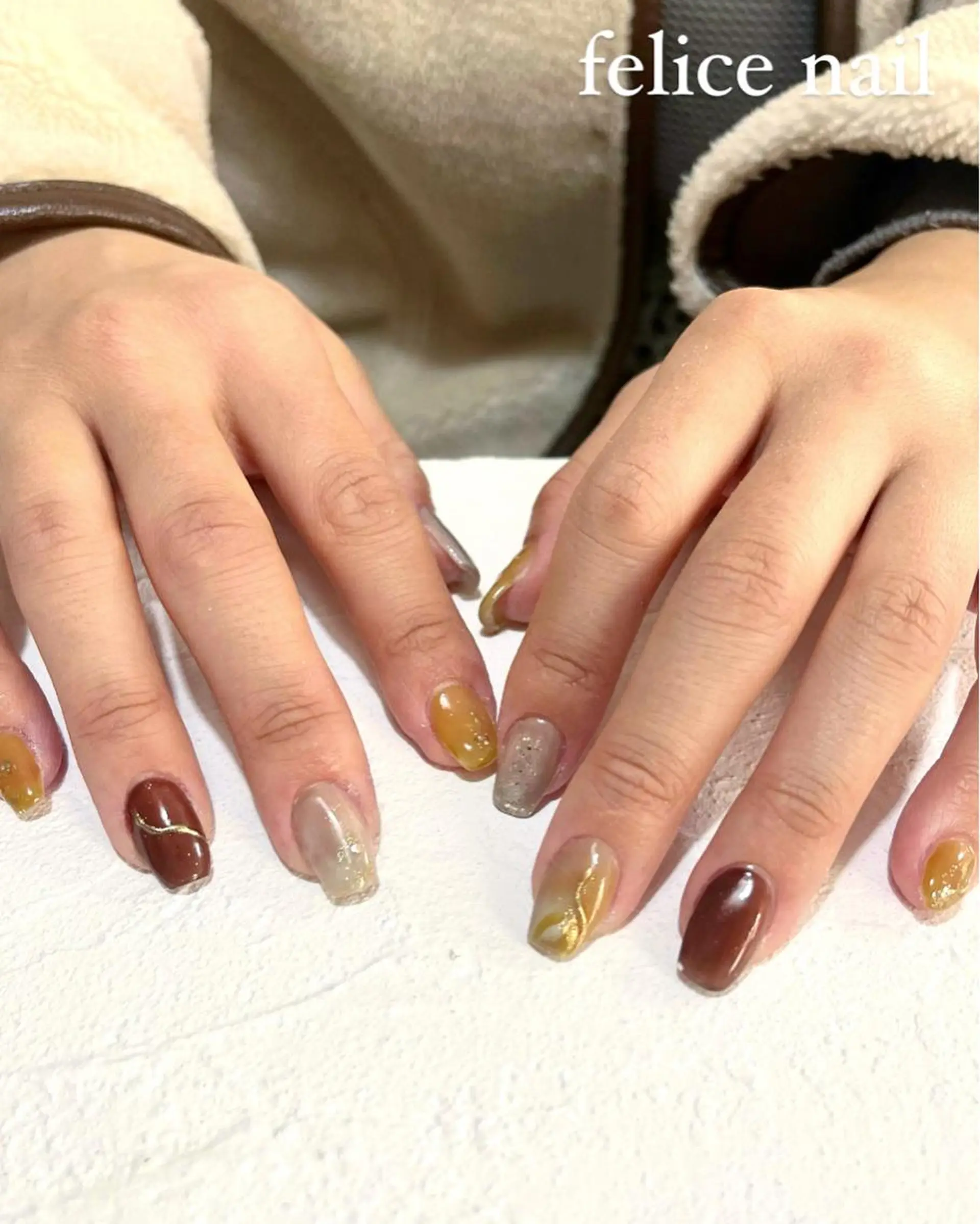 ネイル 卒業式 felice nailのネイルデザイン