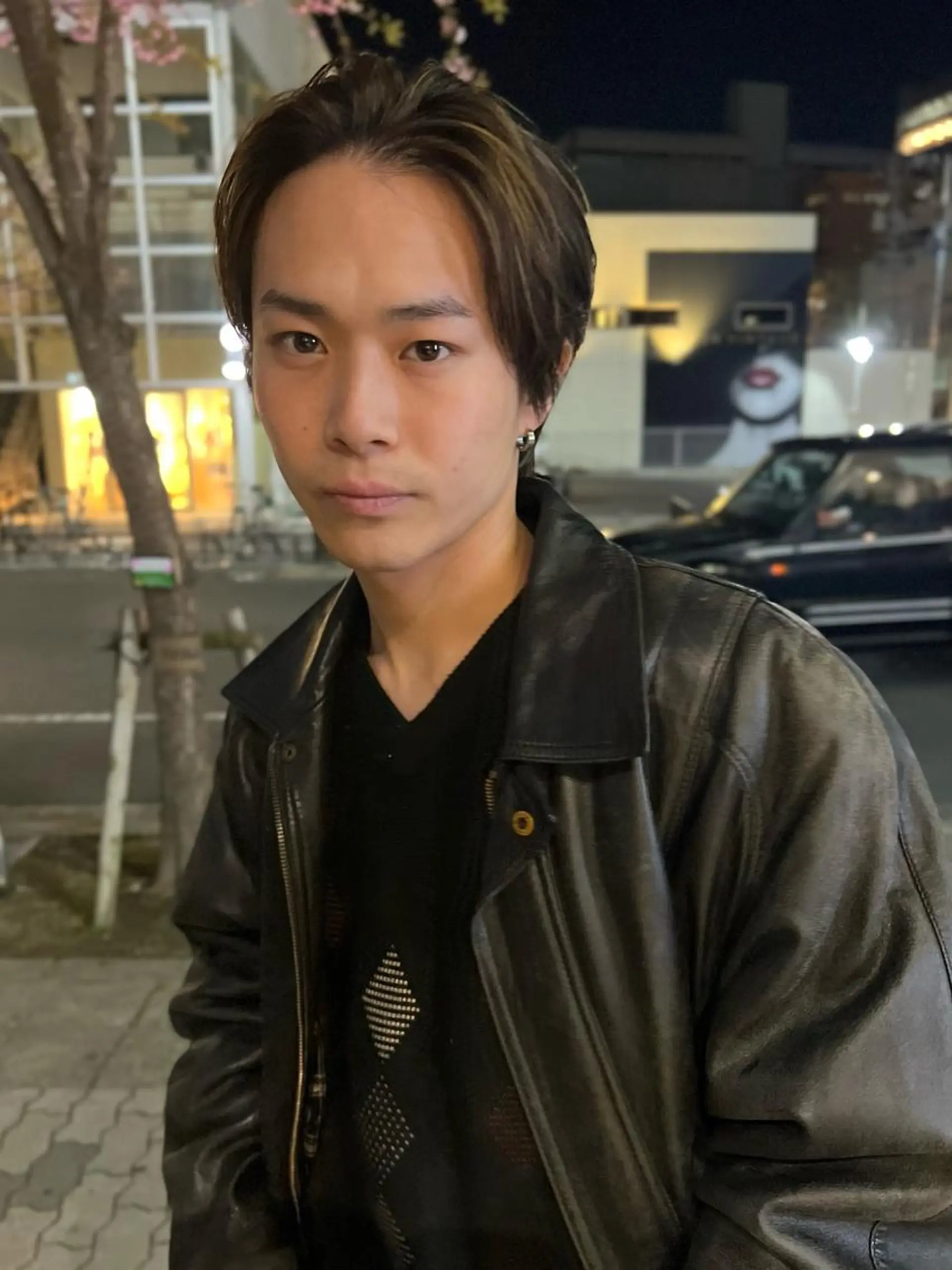 メンズ センターパート joh/メンズ/ ブリーチ/矢場町のヘアスタイル