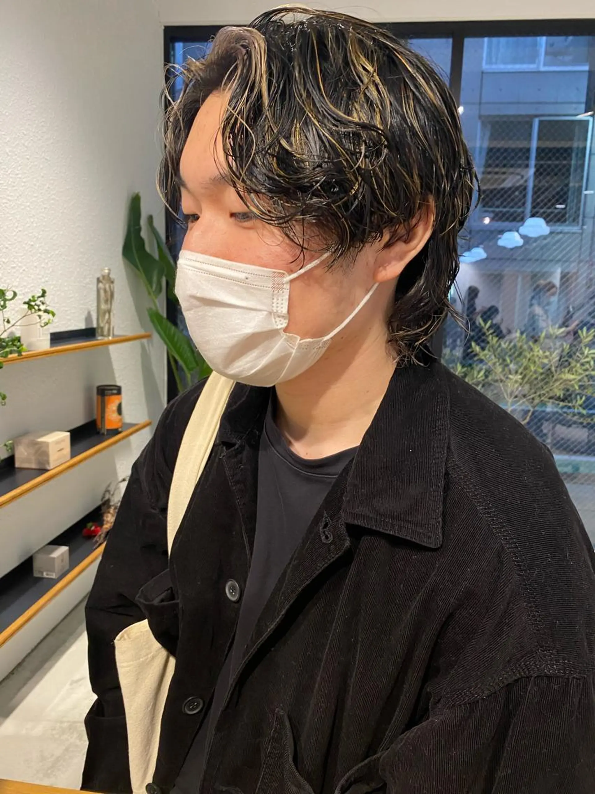 ショート カラー パーマ ヘアアレンジ メンズ キッズ ネイル マツエク・マツパ メンズハイライト メンズパーマ ハイライトカラー ハイライト メンズネイル パーマスタイル🔅 sayacaのヘアスタイル