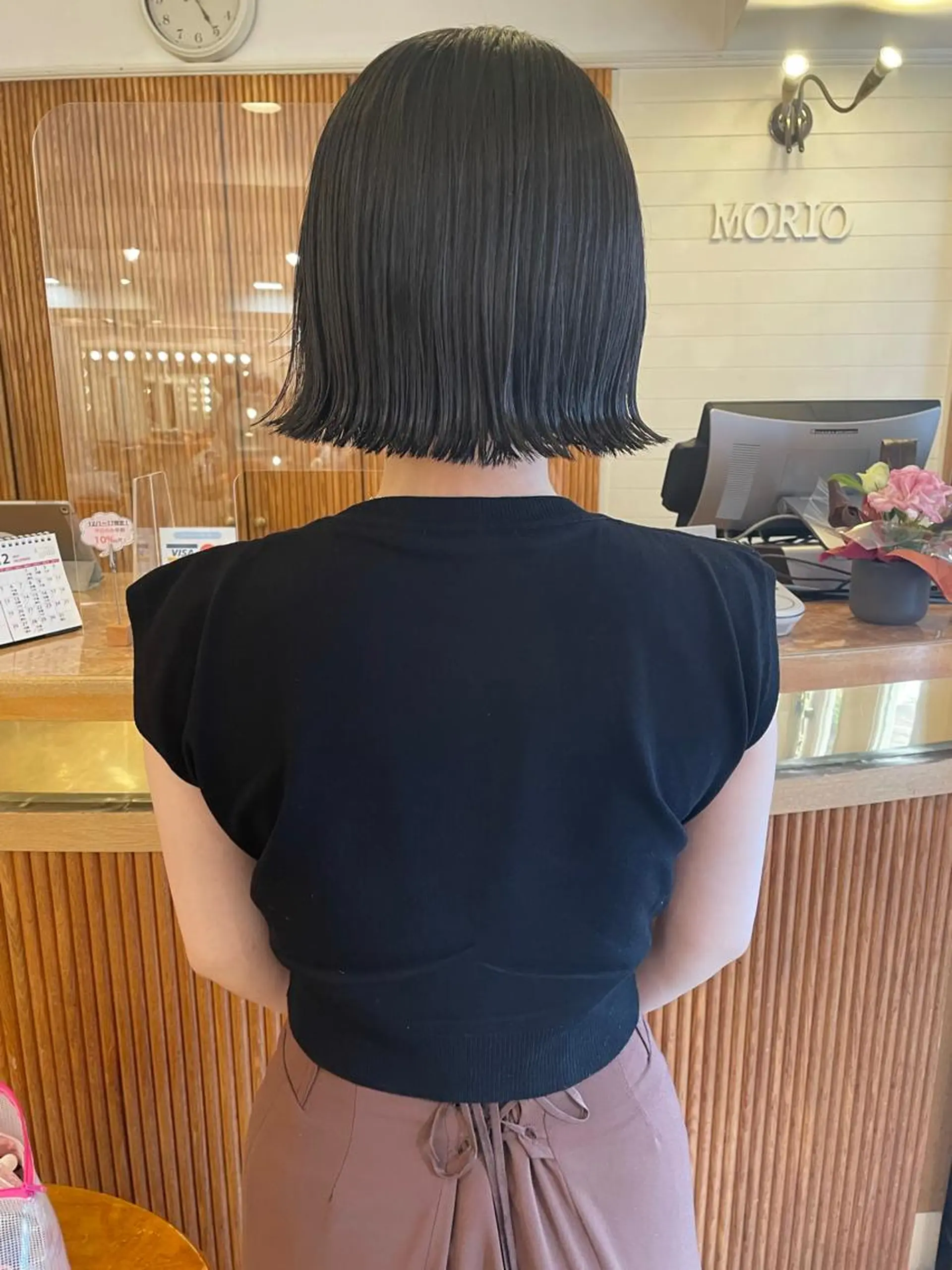 ショート 切りっぱなしボブ ボブ カット ヘアカラー 【ボブ/個室サロン】 癒し空間mimuraのヘアスタイル