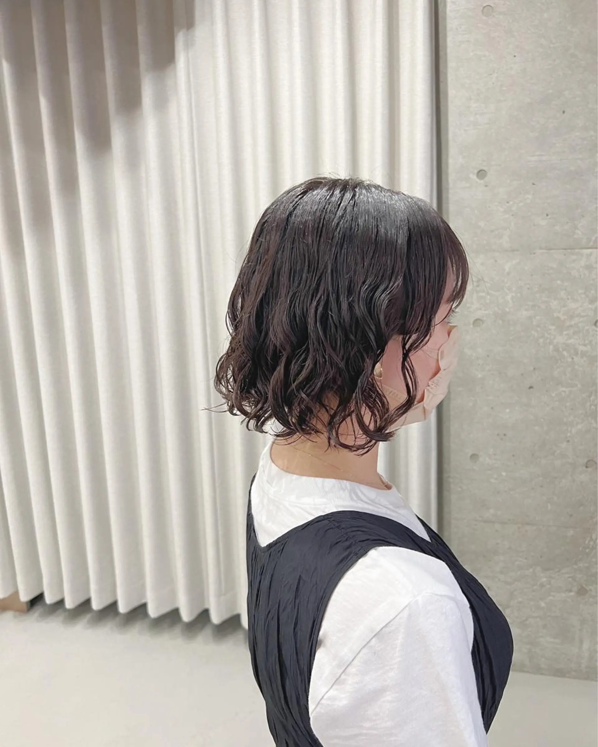 パーマ ボブパーマコテ巻き風 パーマNo1深江秀平のヘアスタイル