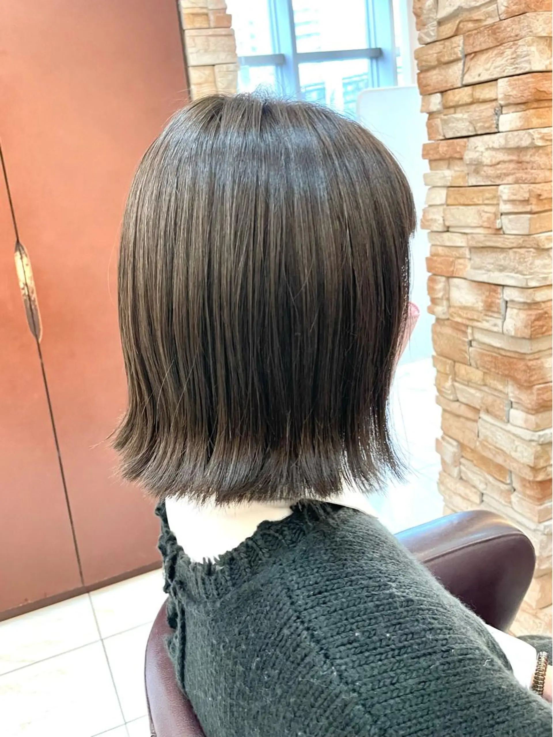 ミディアム 縮毛矯正 トリートメント 新籾 尚哉のヘアスタイル