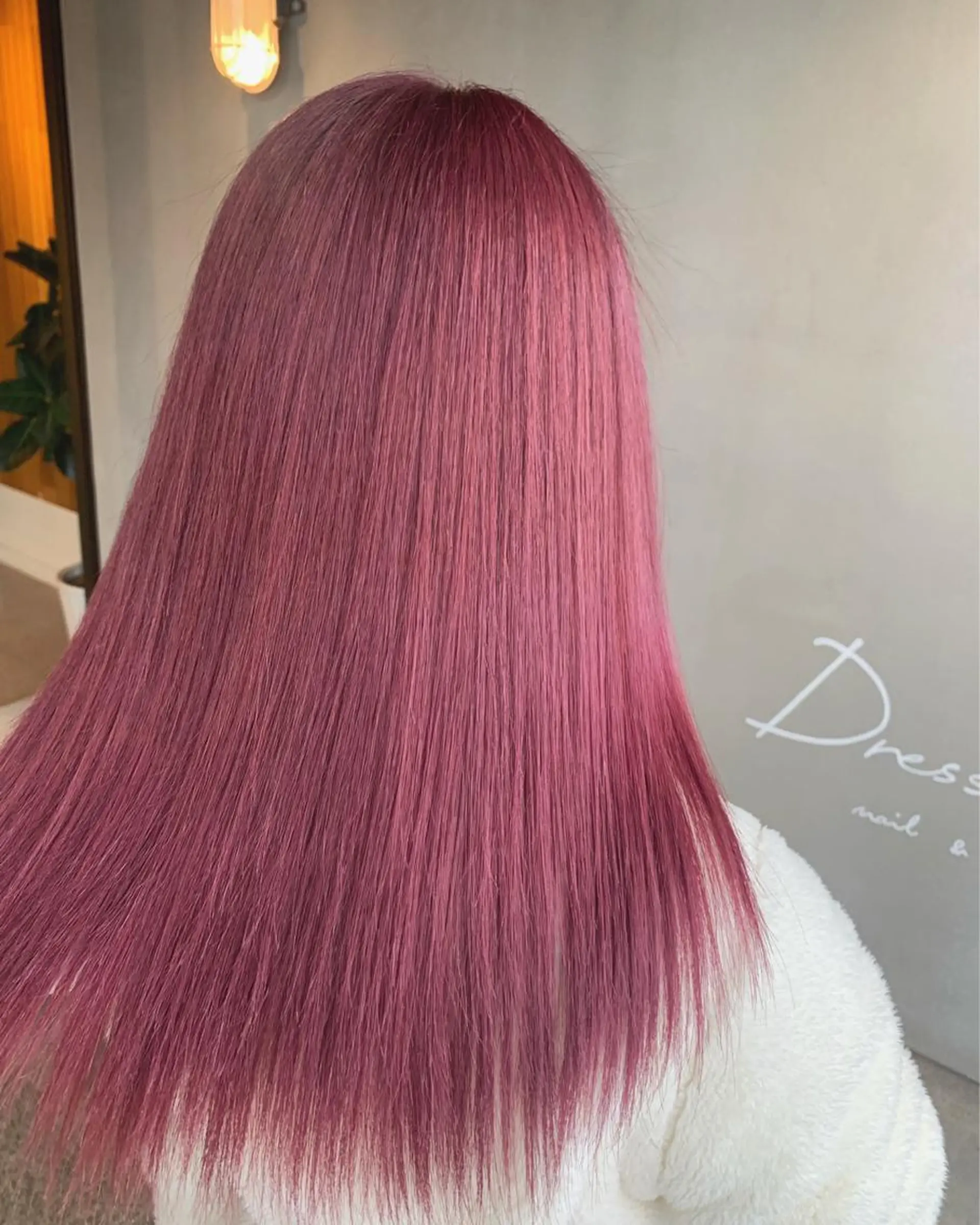 セミロング ヘアカラー ブリーチ/アレンジ 天満/chihiroのヘアスタイル