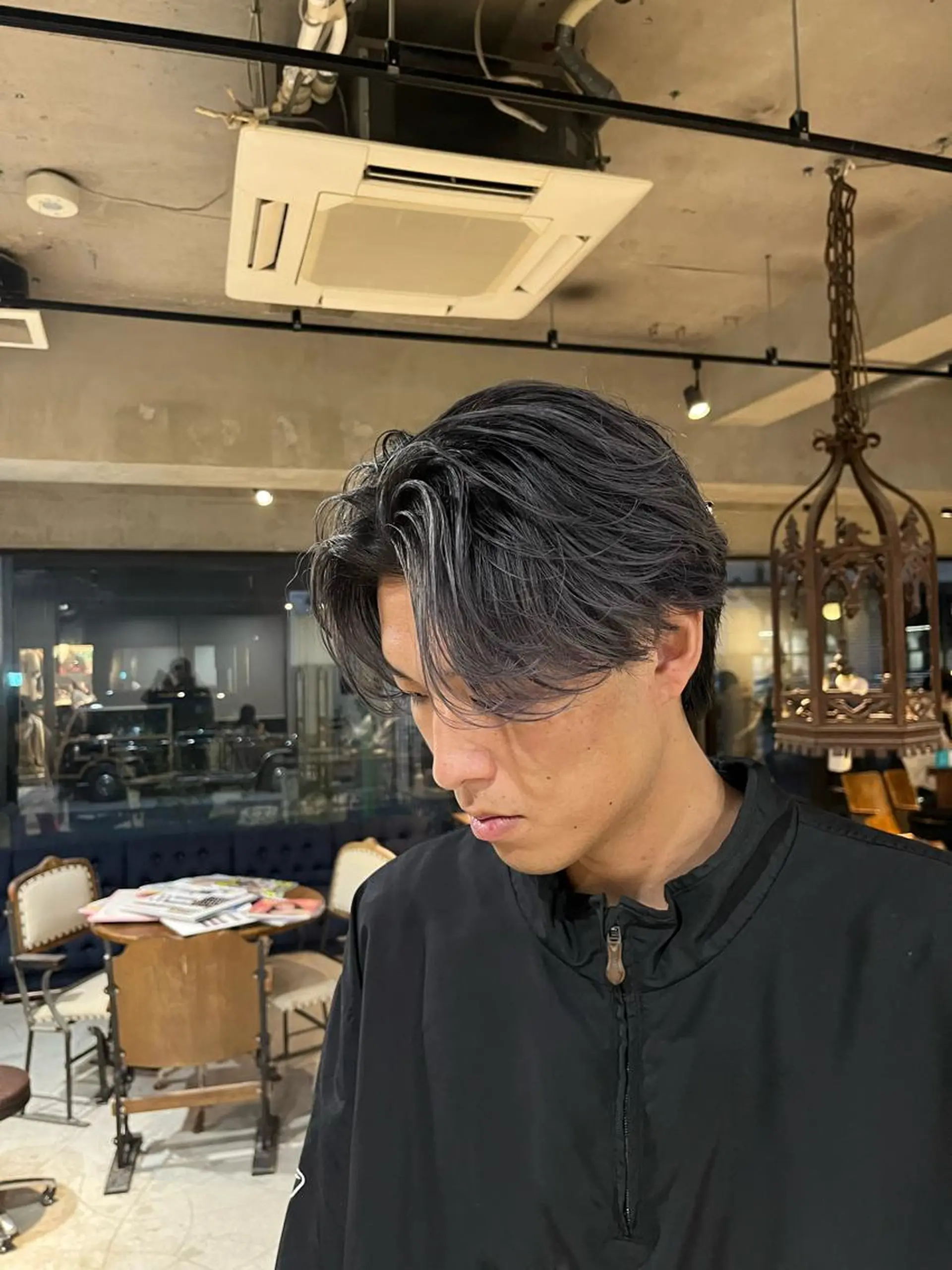 カラー メンズ メンズバレイヤージュ バレイヤージュ シルバー カット ヘアカラー トリートメント DX所属・✨メンズスタイル✨ Daiのヘアスタイル