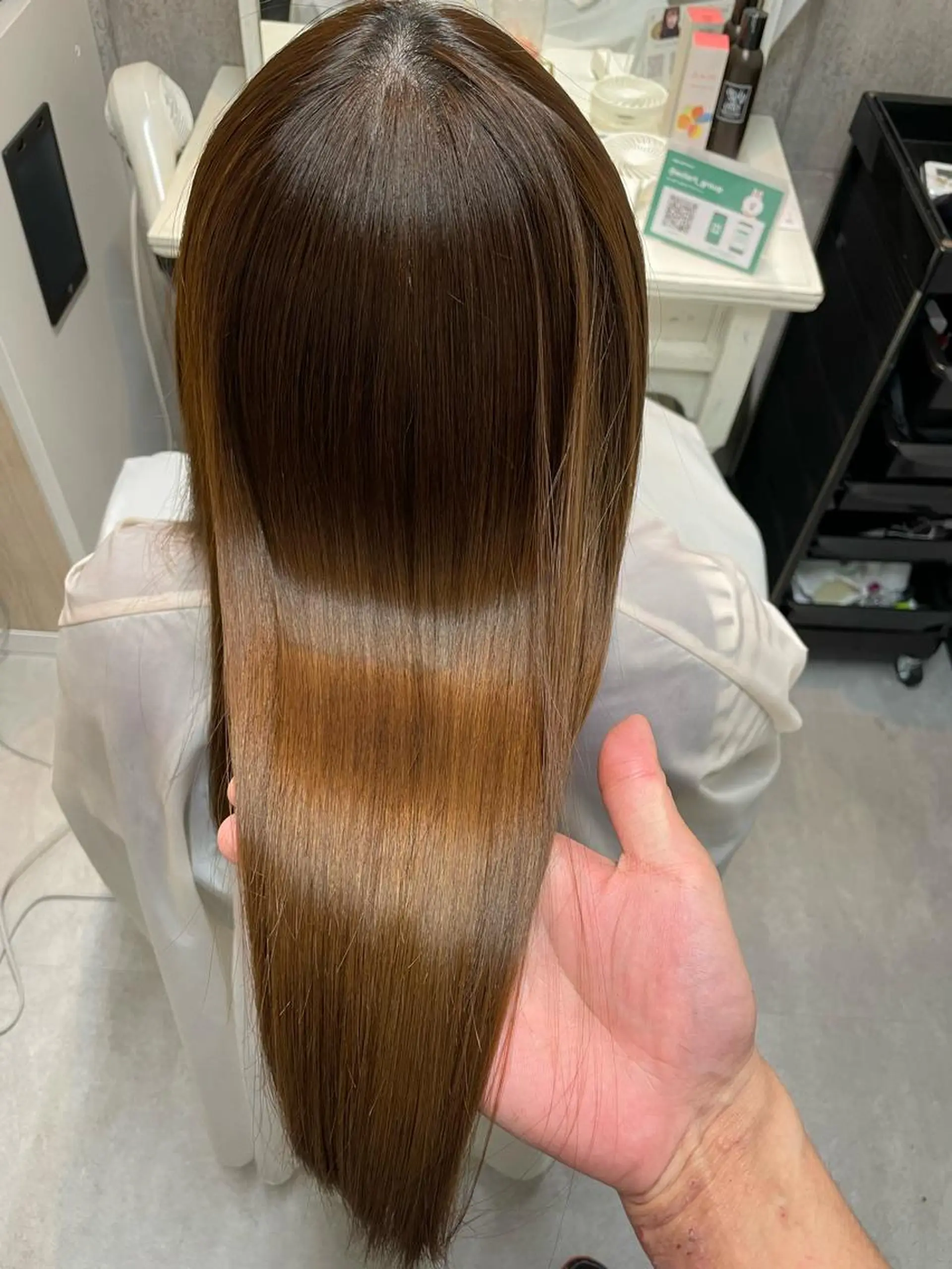 ロング カット ヘアカラー 縮毛矯正 トリートメント 断られる髪に答えを ♣️井上秀樹♠️のヘアスタイル